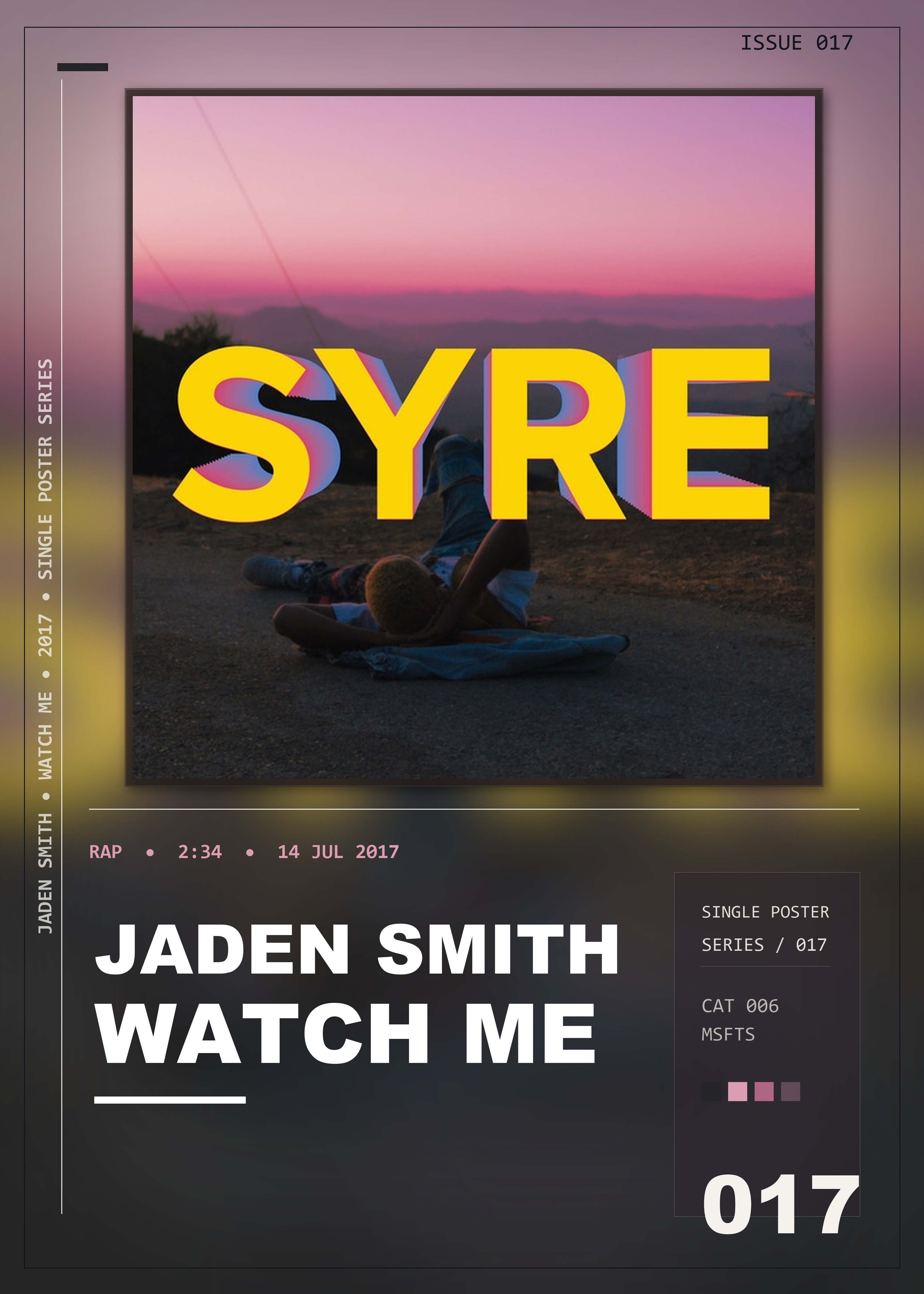 Music poster: Jaden Smith - Watch Me