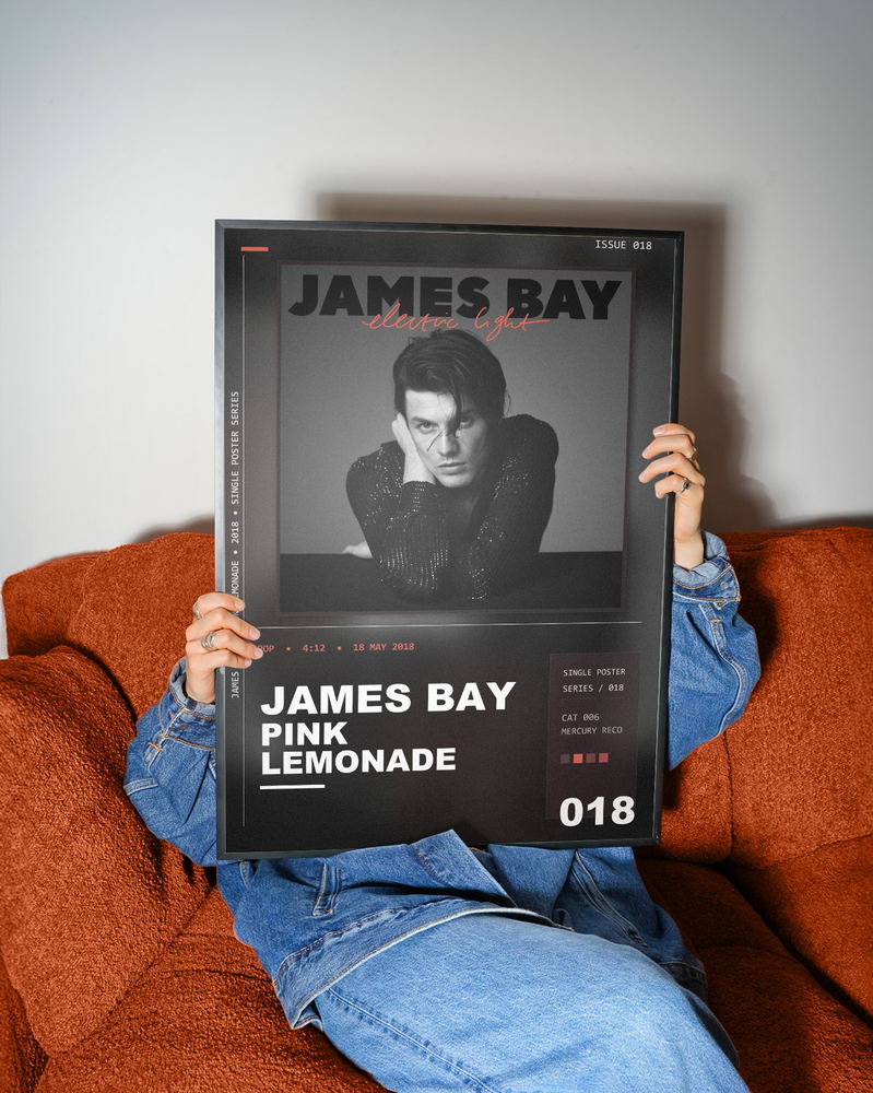Music poster: James Bay - Pink Lemonade
