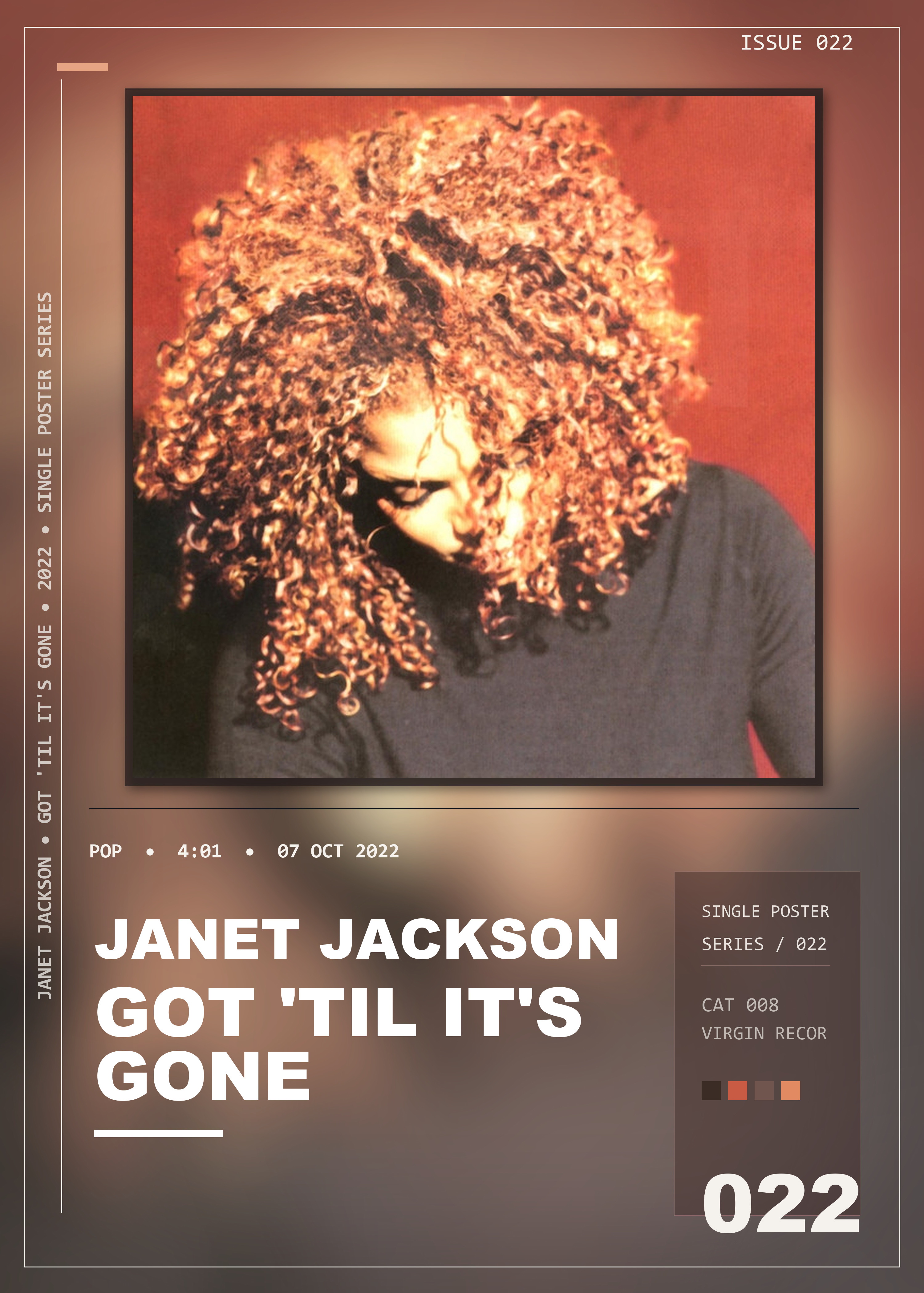 Music poster: Janet Jackson - Got Til Its Gone