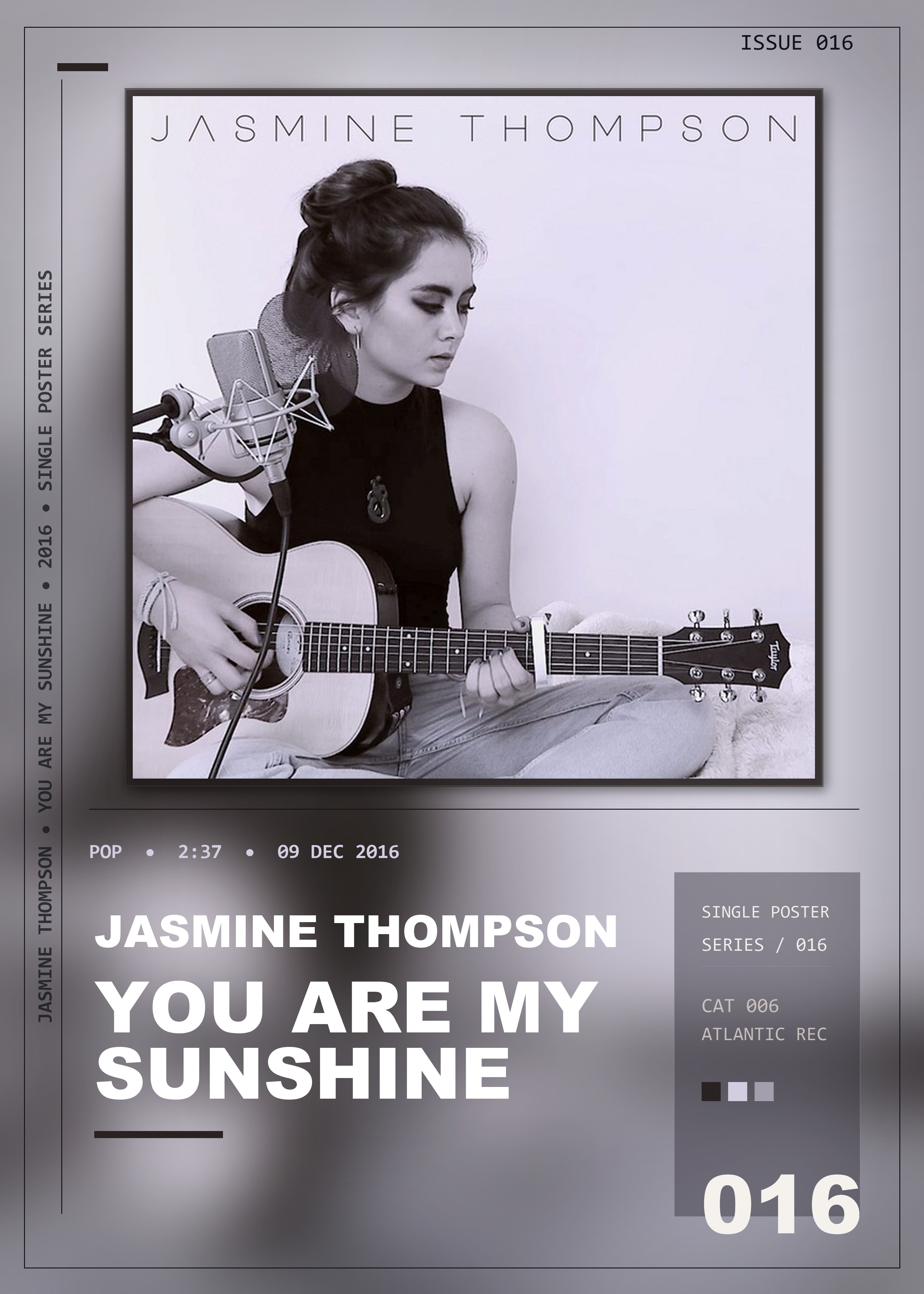 Music poster: Jasmine Thompson - You Are My Sunshine