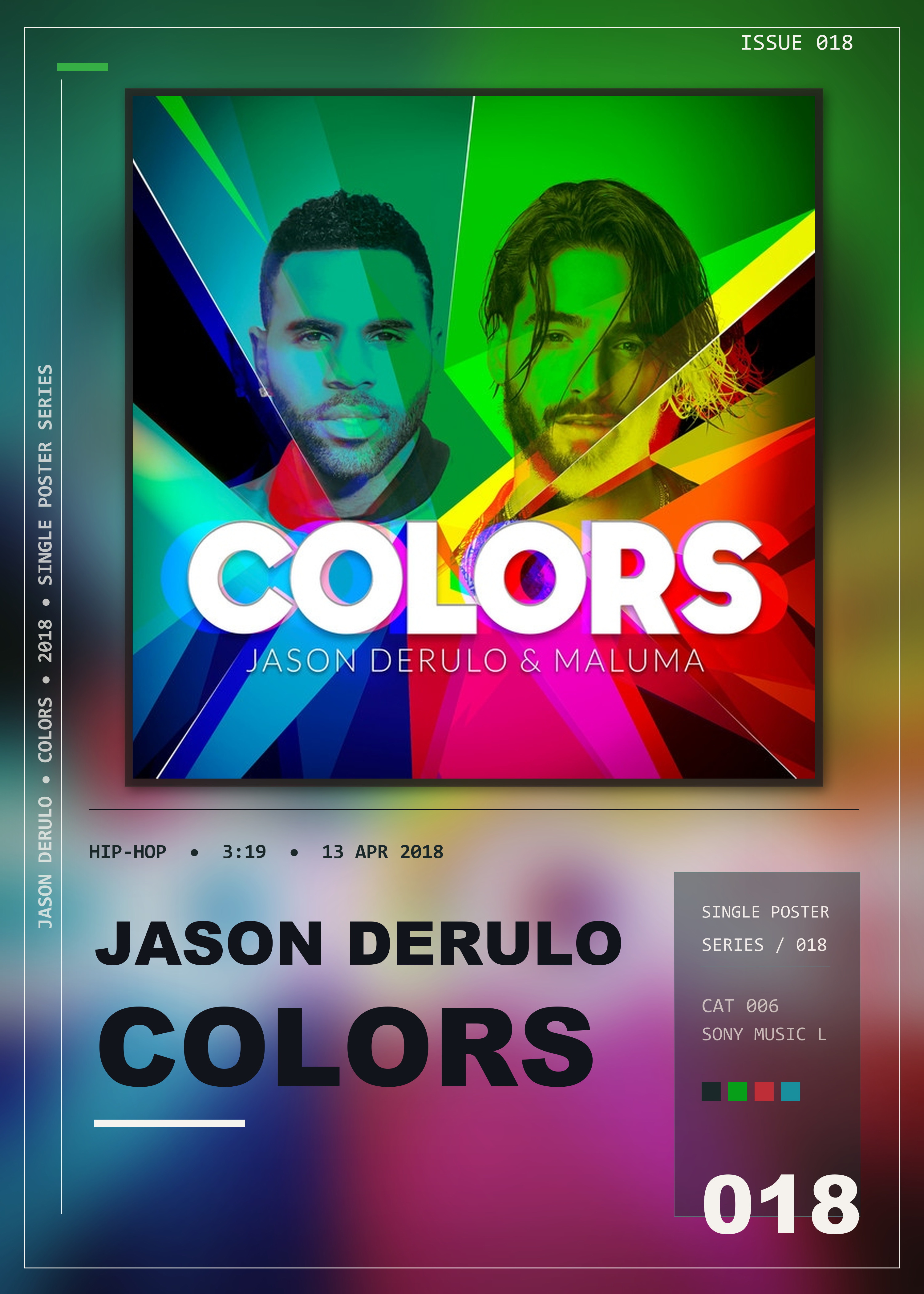 Music poster: Jason Derulo - Colors