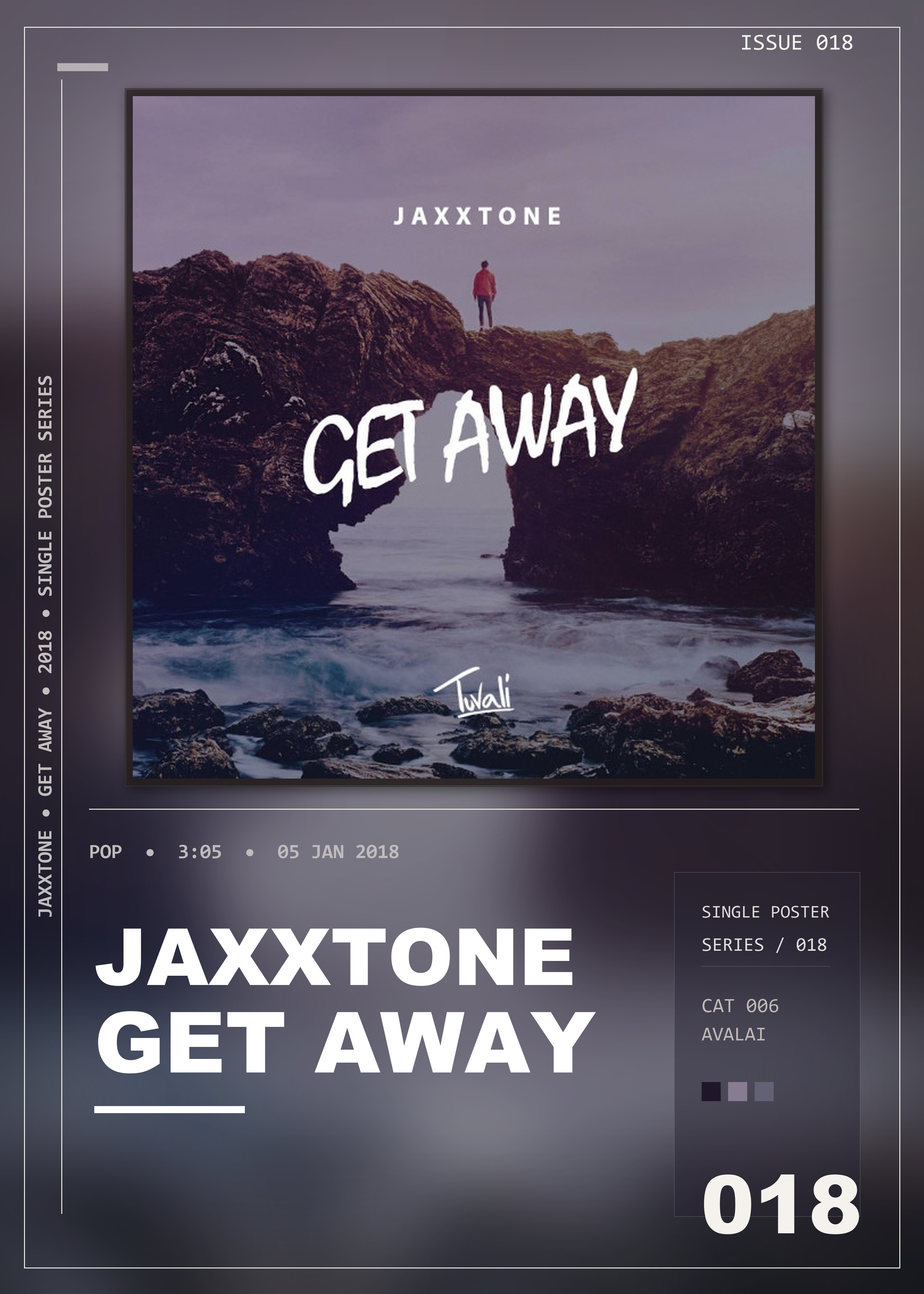 Music poster: Jaxxtone - Get Away