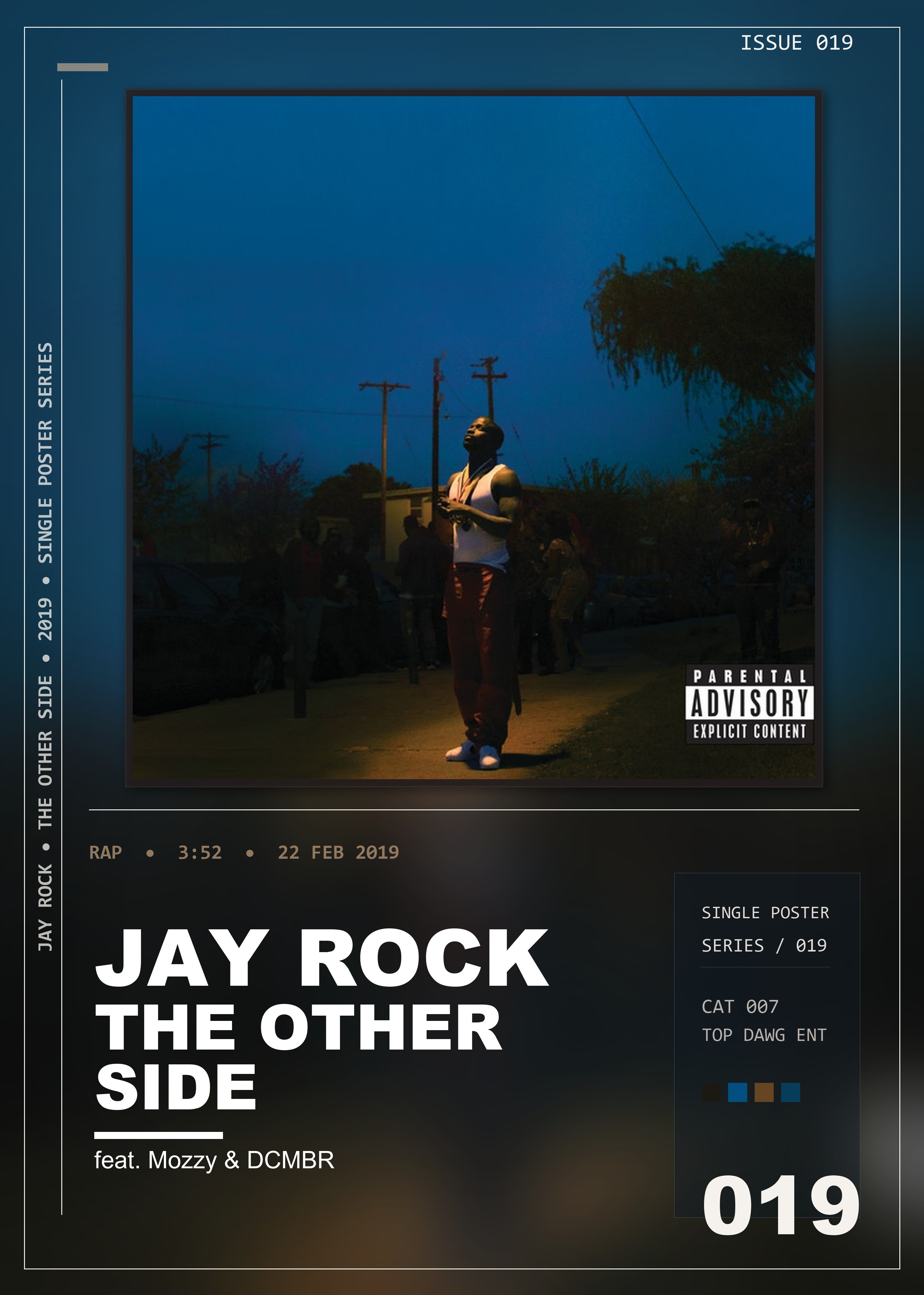 Music poster: Jay Rock - The Other Side feat Mozzy DCMBR