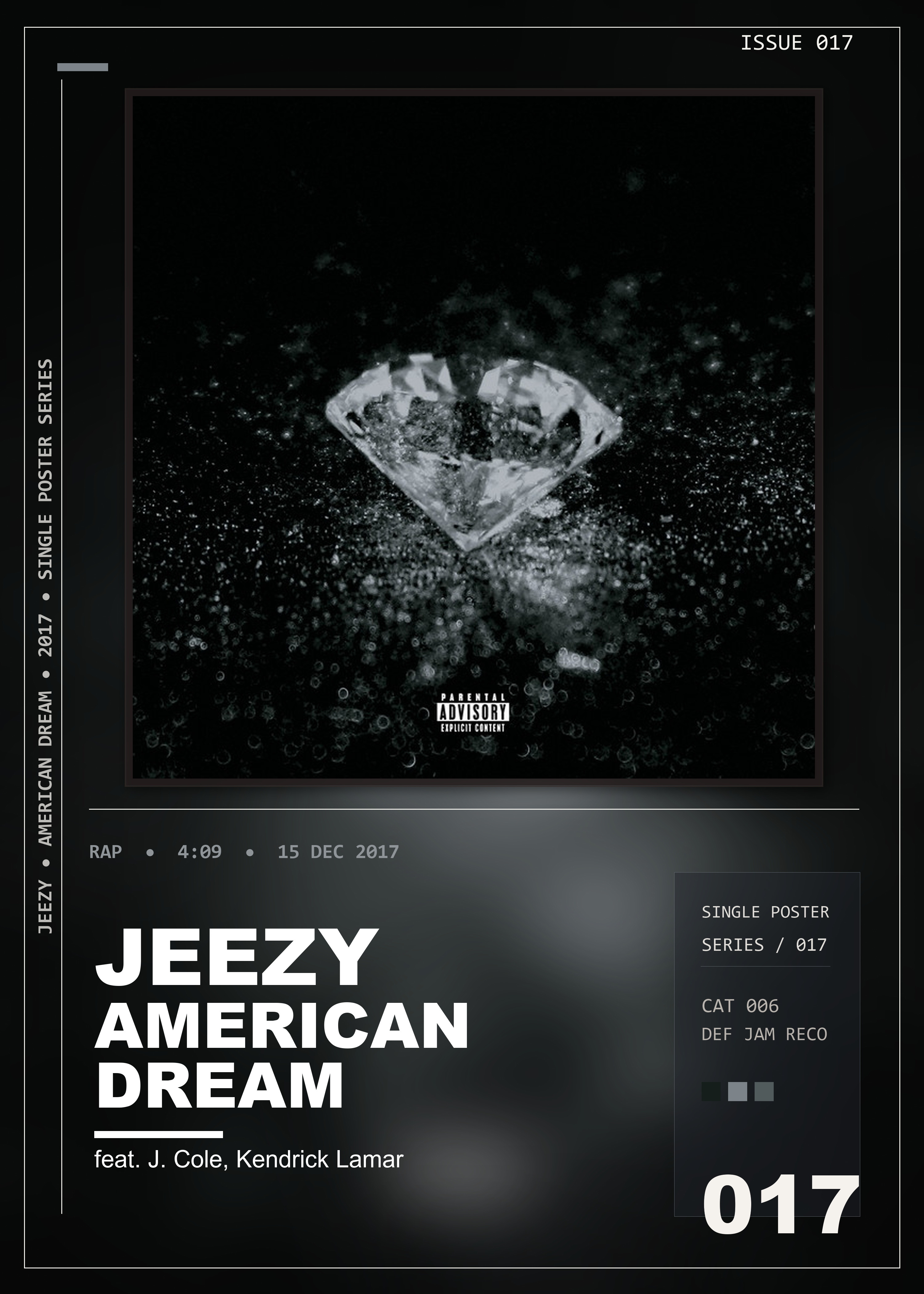 Music poster: Jeezy - American Dream feat J Cole Kendrick Lamar