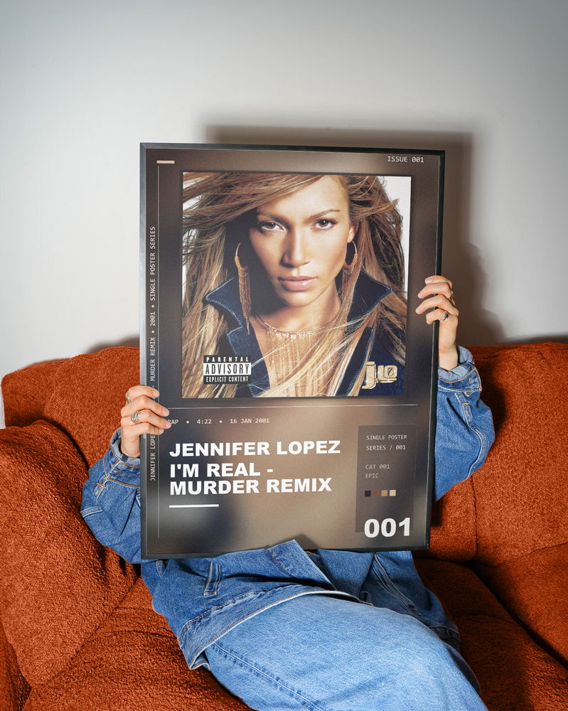 Music poster: Jennifer Lopez - Im Real - Murder Remix