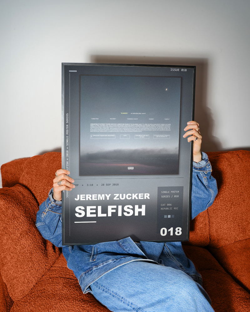 Music poster: Jeremy Zucker - selfish