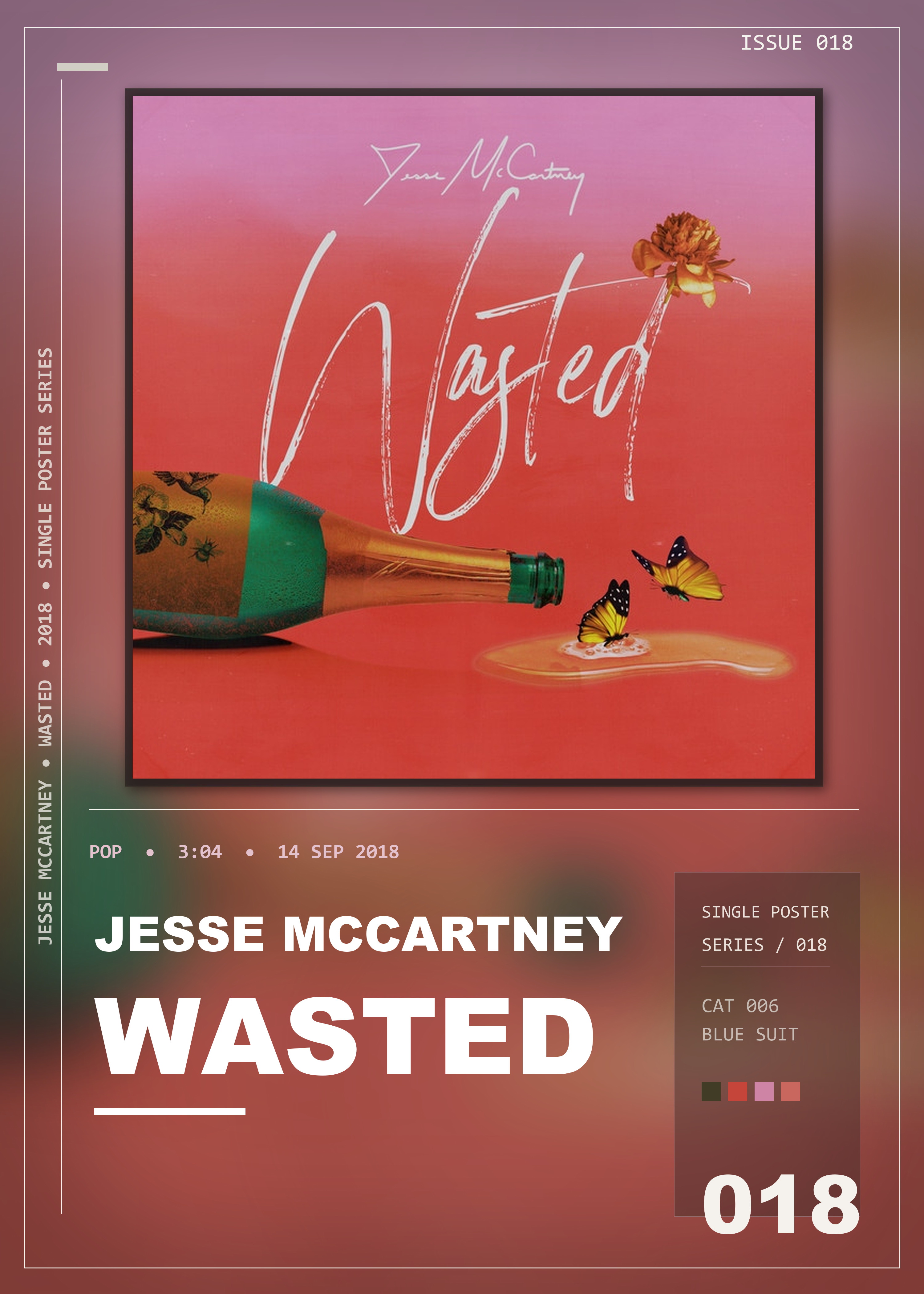 Music poster: Jesse McCartney - Wasted