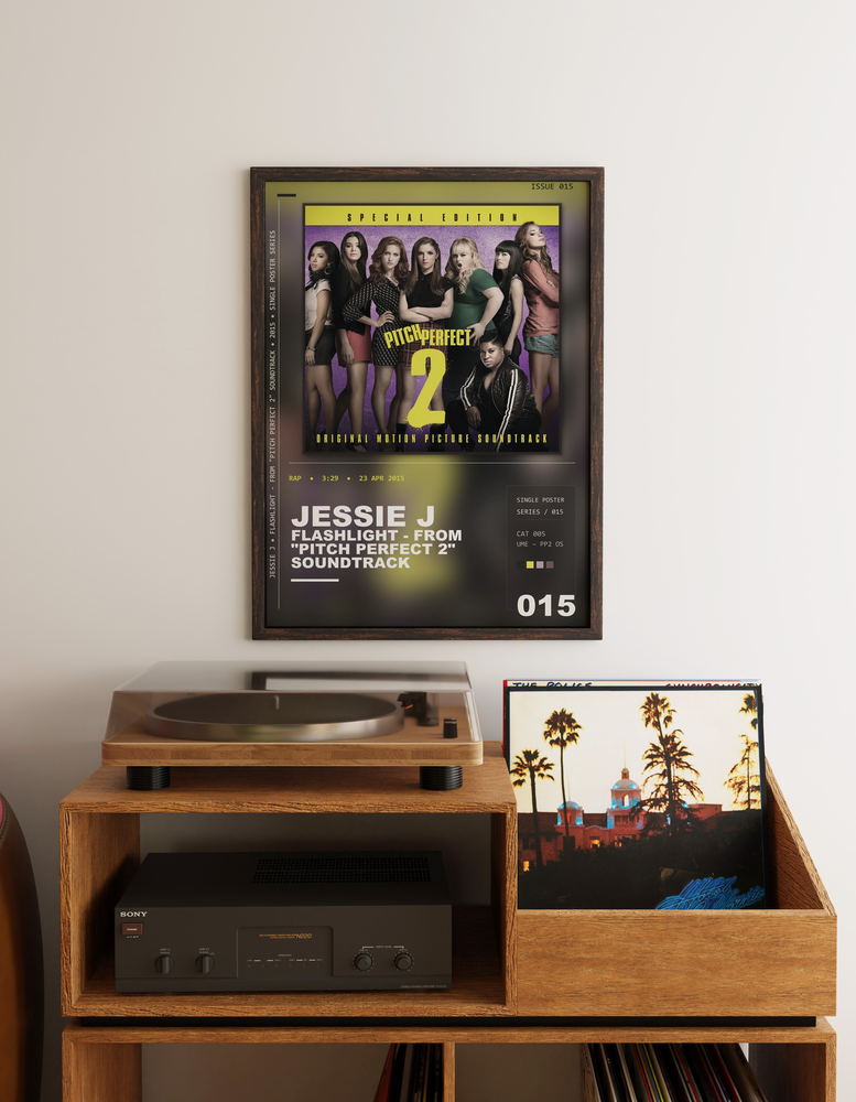Music poster: Jessie J - Flashlight - From Pitch Perfect 2 Soundtrack