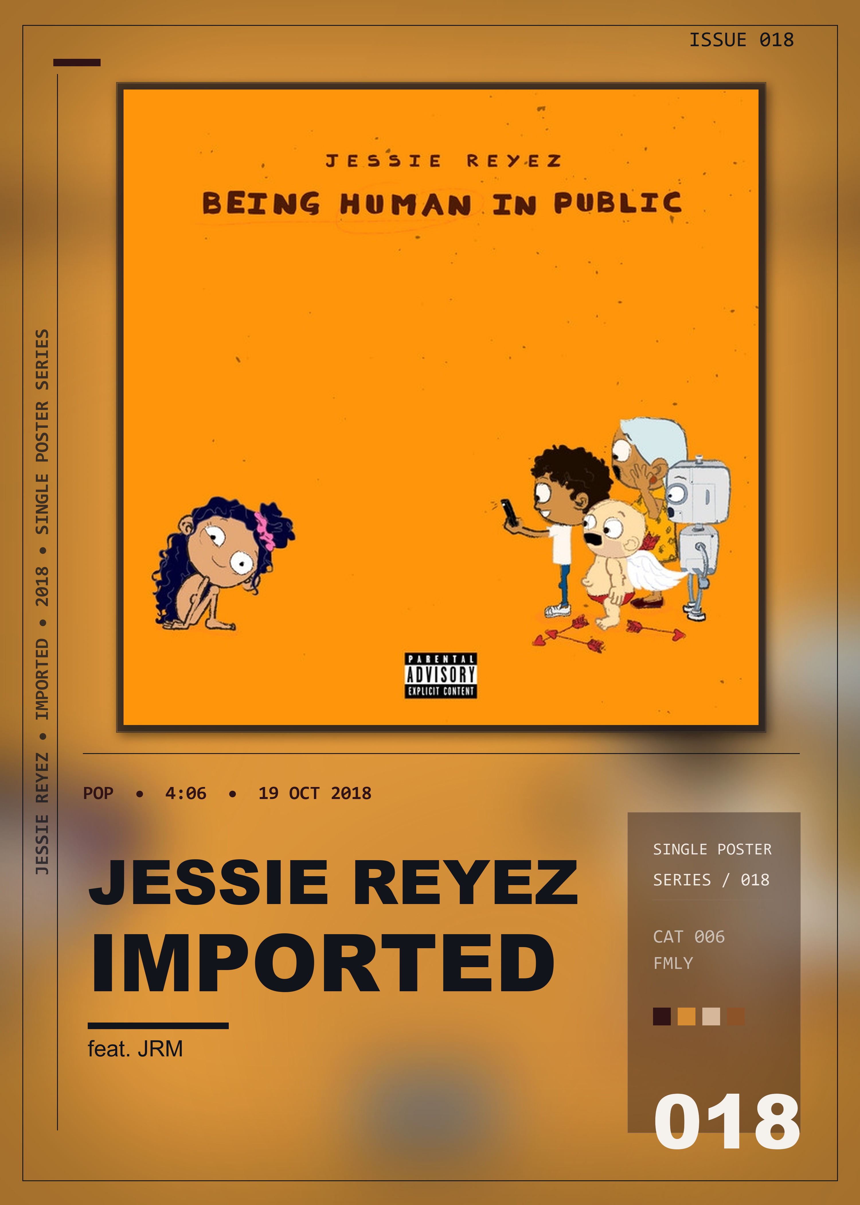 Music poster: Jessie Reyez - Imported feat JRM