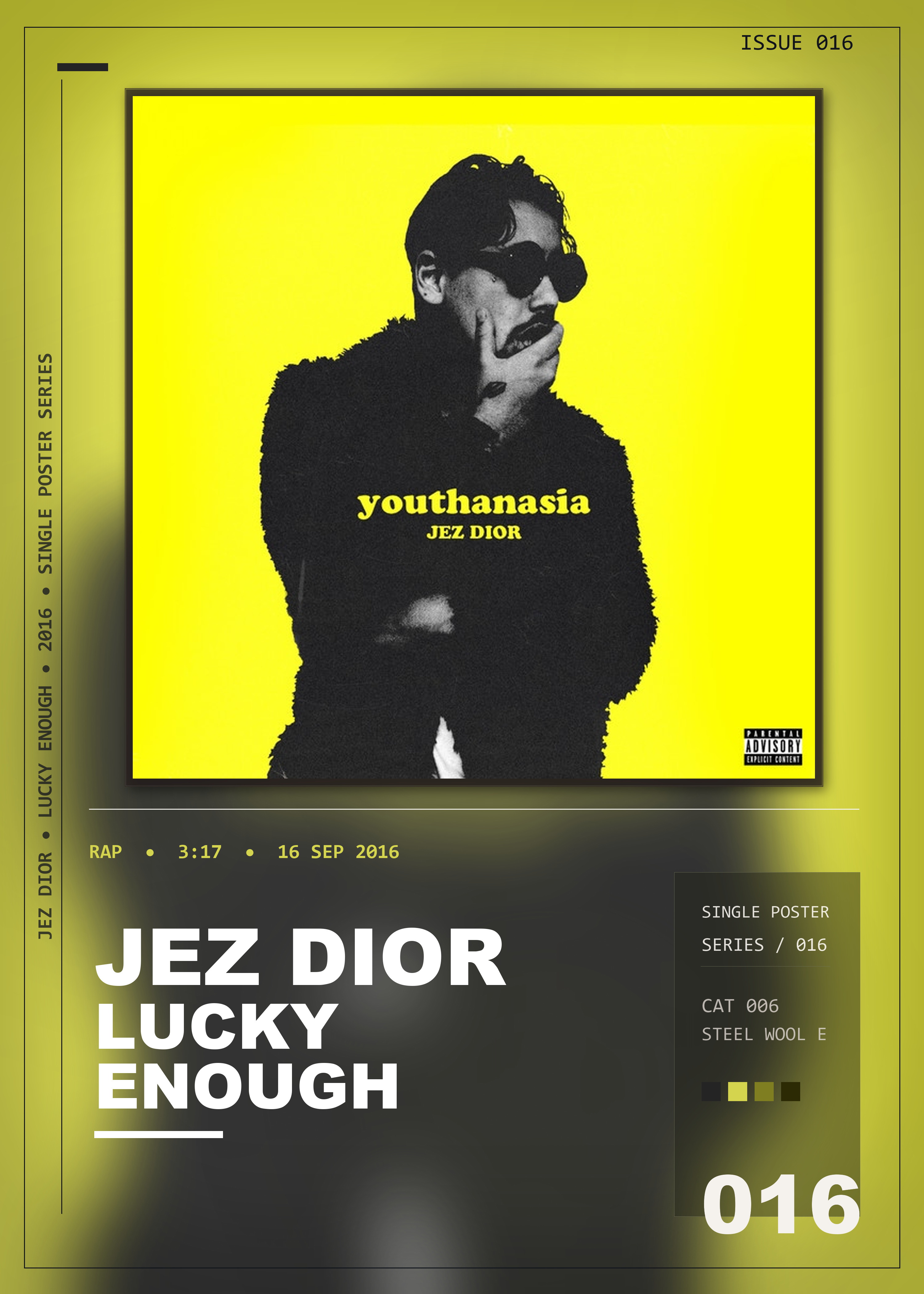 Music poster: Jez Dior - Lucky Enough