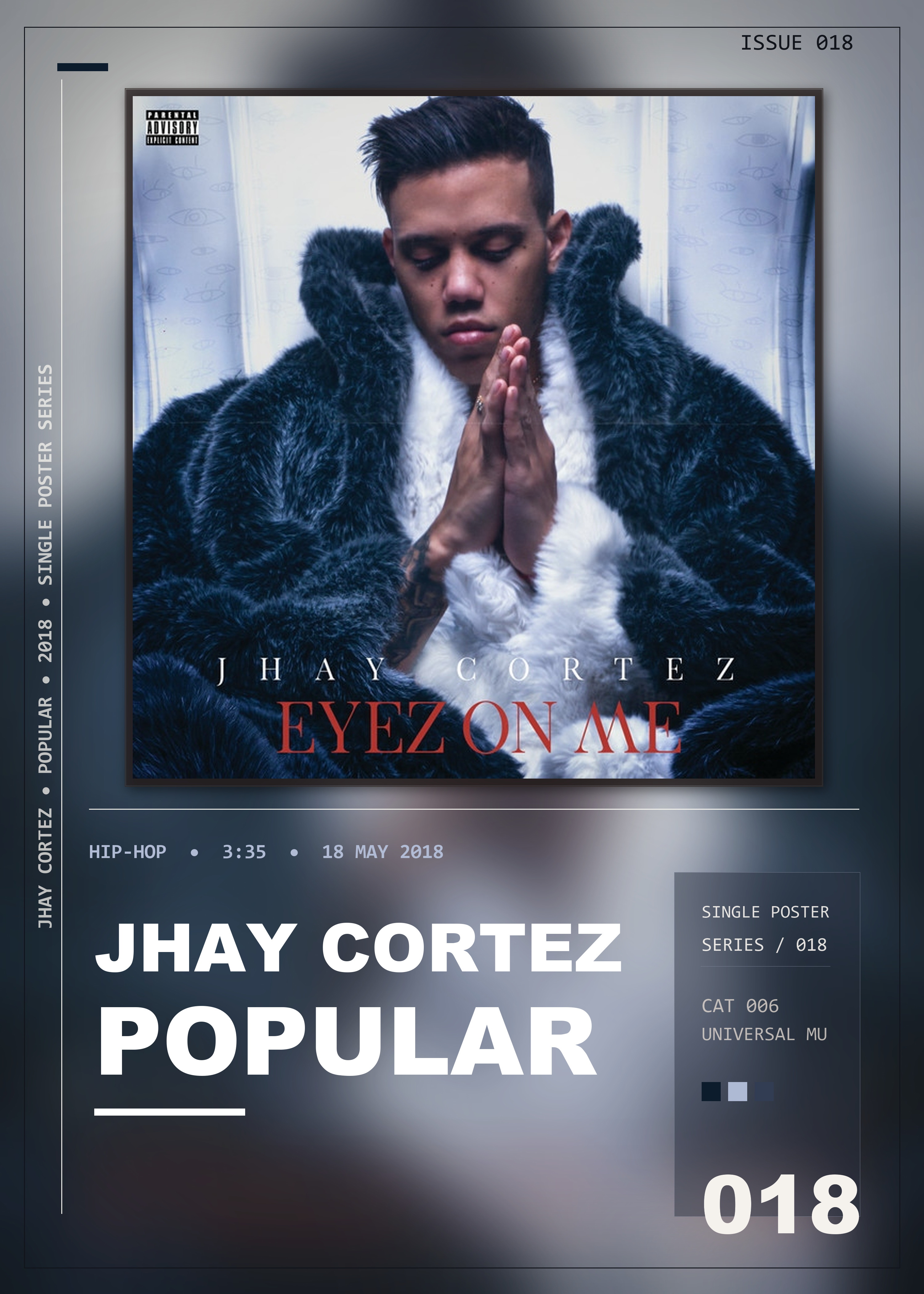 Music poster: Jhay Cortez - Popular