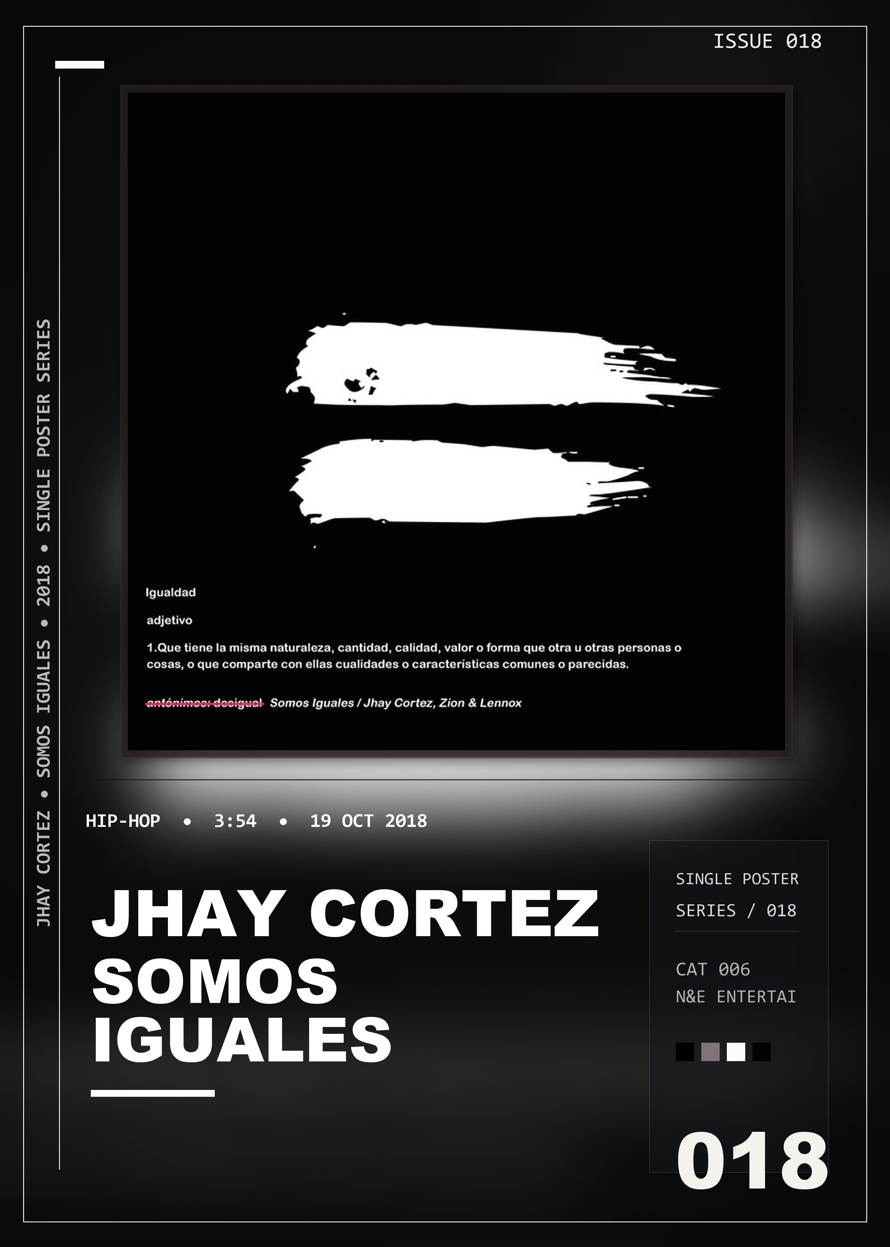 Music poster: Jhay Cortez - Somos Iguales
