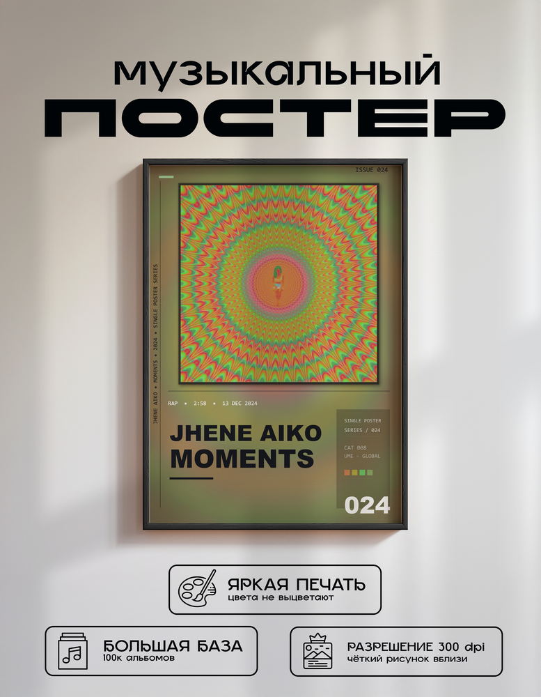 Music poster: Jhene Aiko - Moments