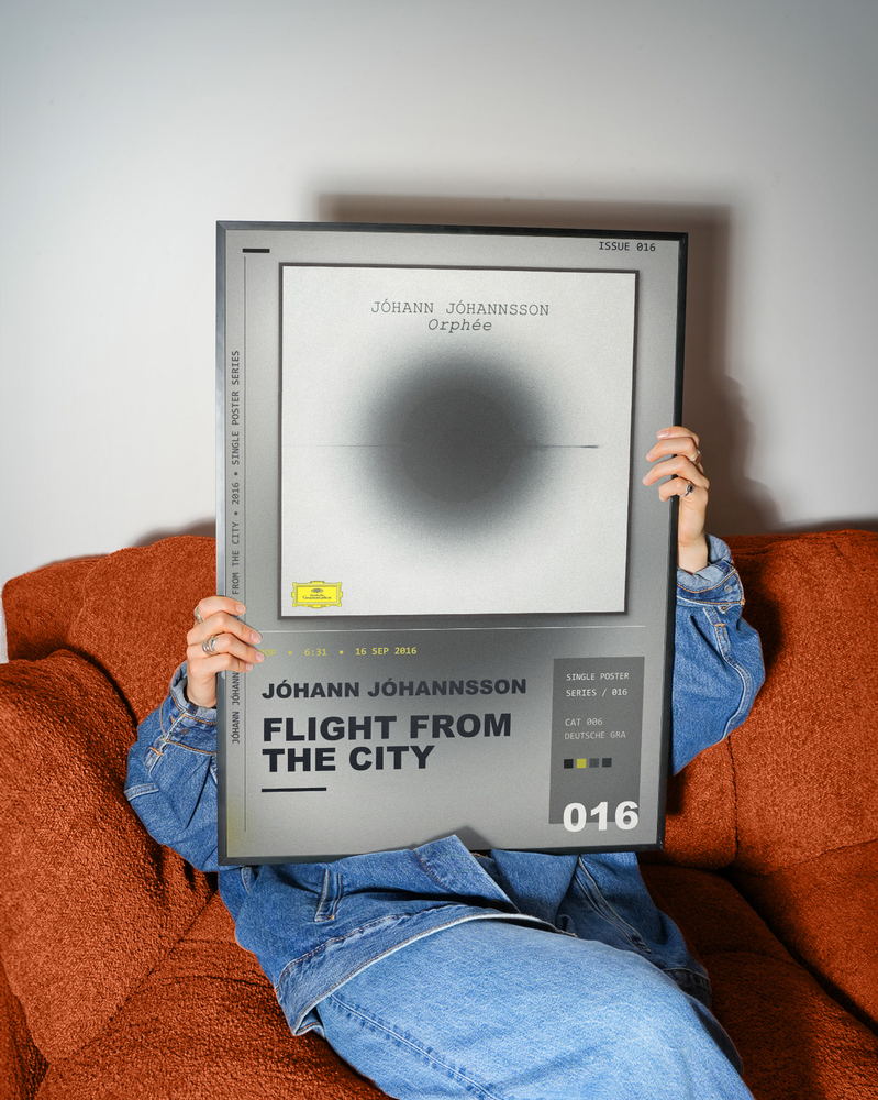 Music poster: Jóhann Jóhannsson - Flight From The City