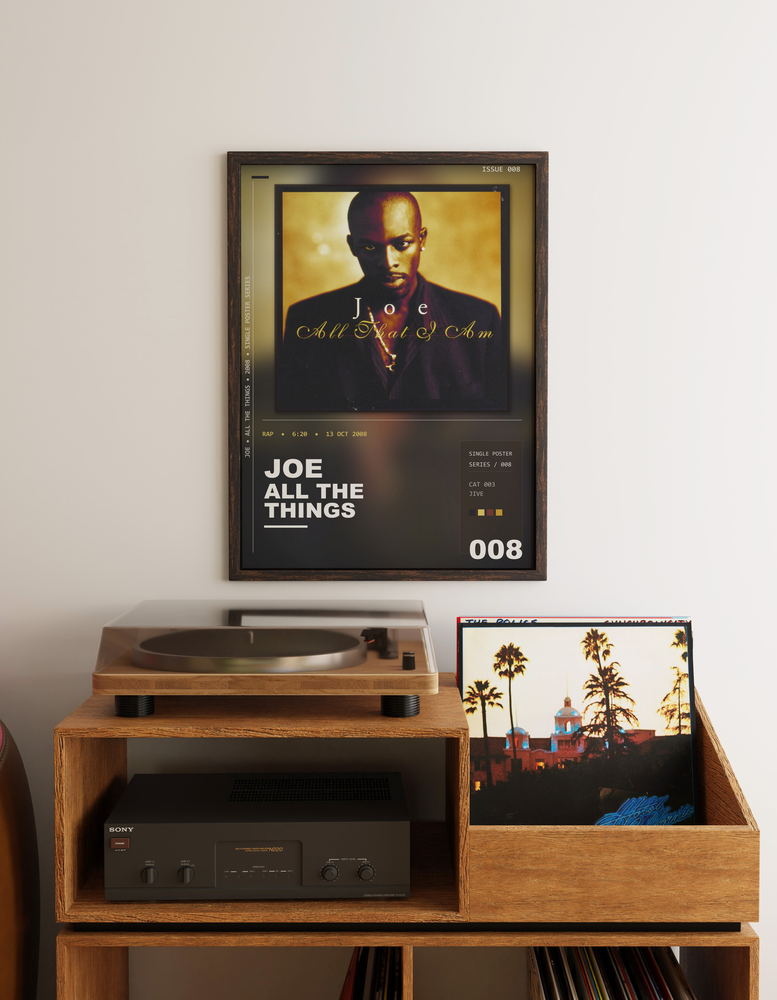 Music poster: Joe - All The Things Your Man Wont Do