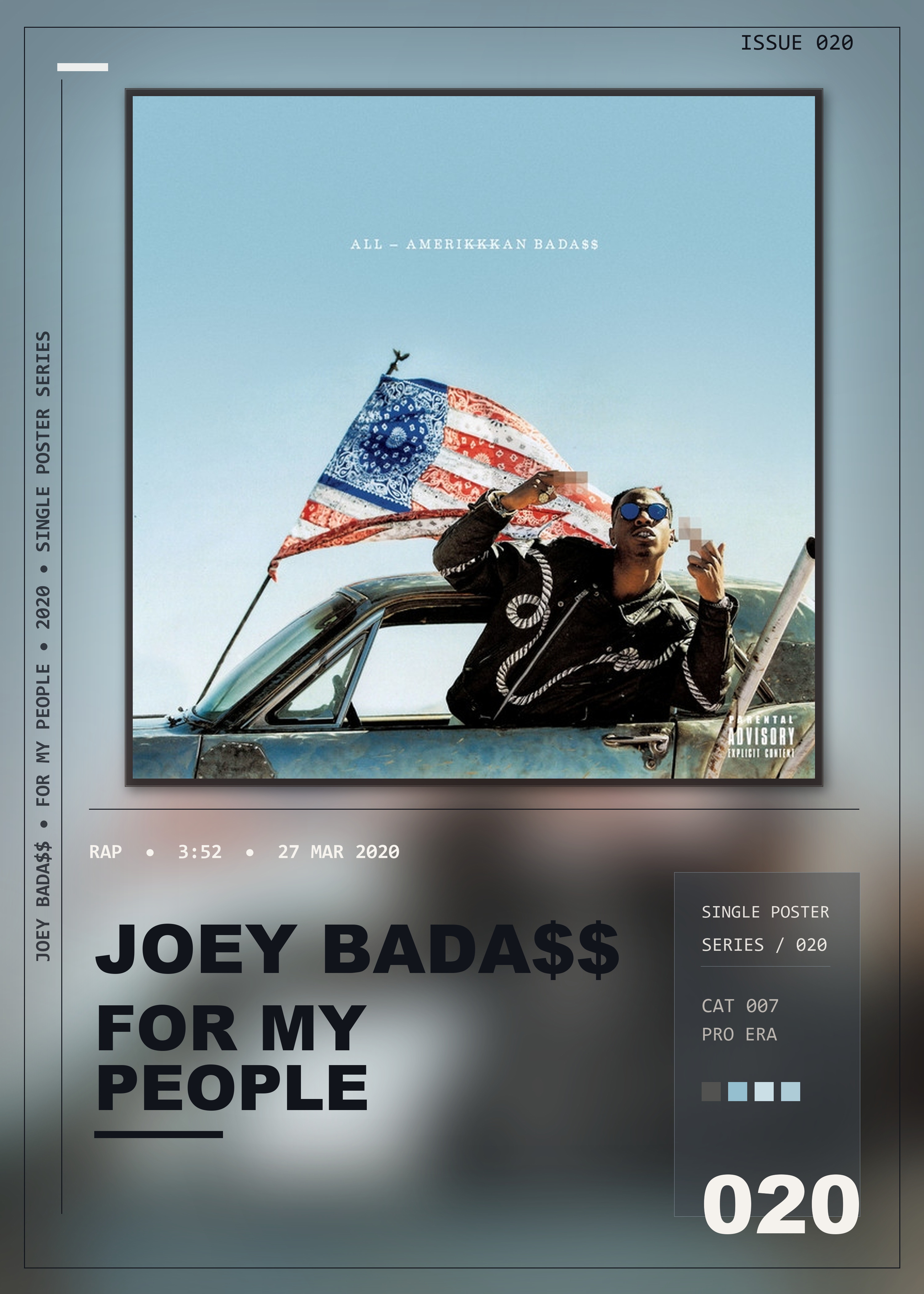 Music poster: Joey Bada - FOR MY PEOPLE