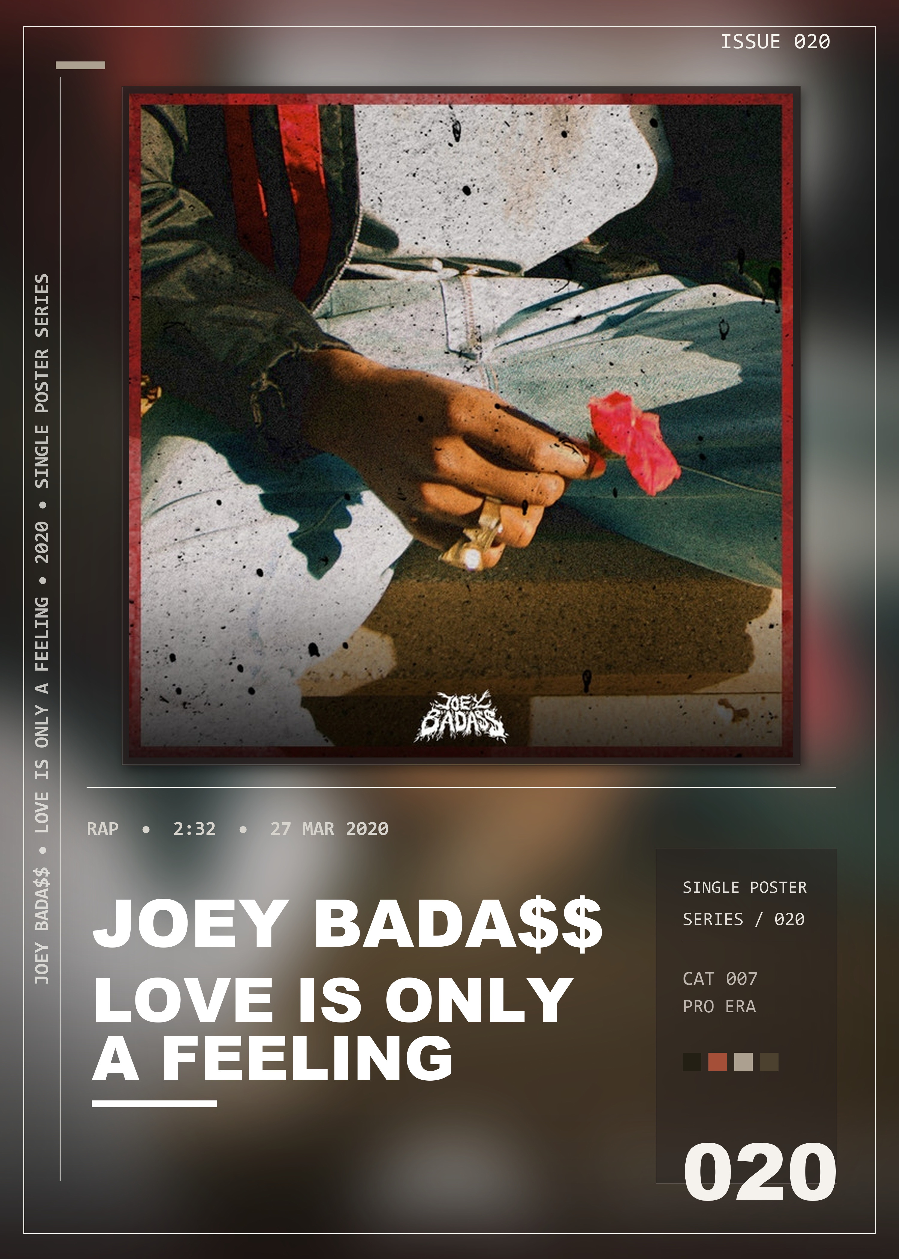 Music poster: Joey Bada - Love Is Only a Feeling