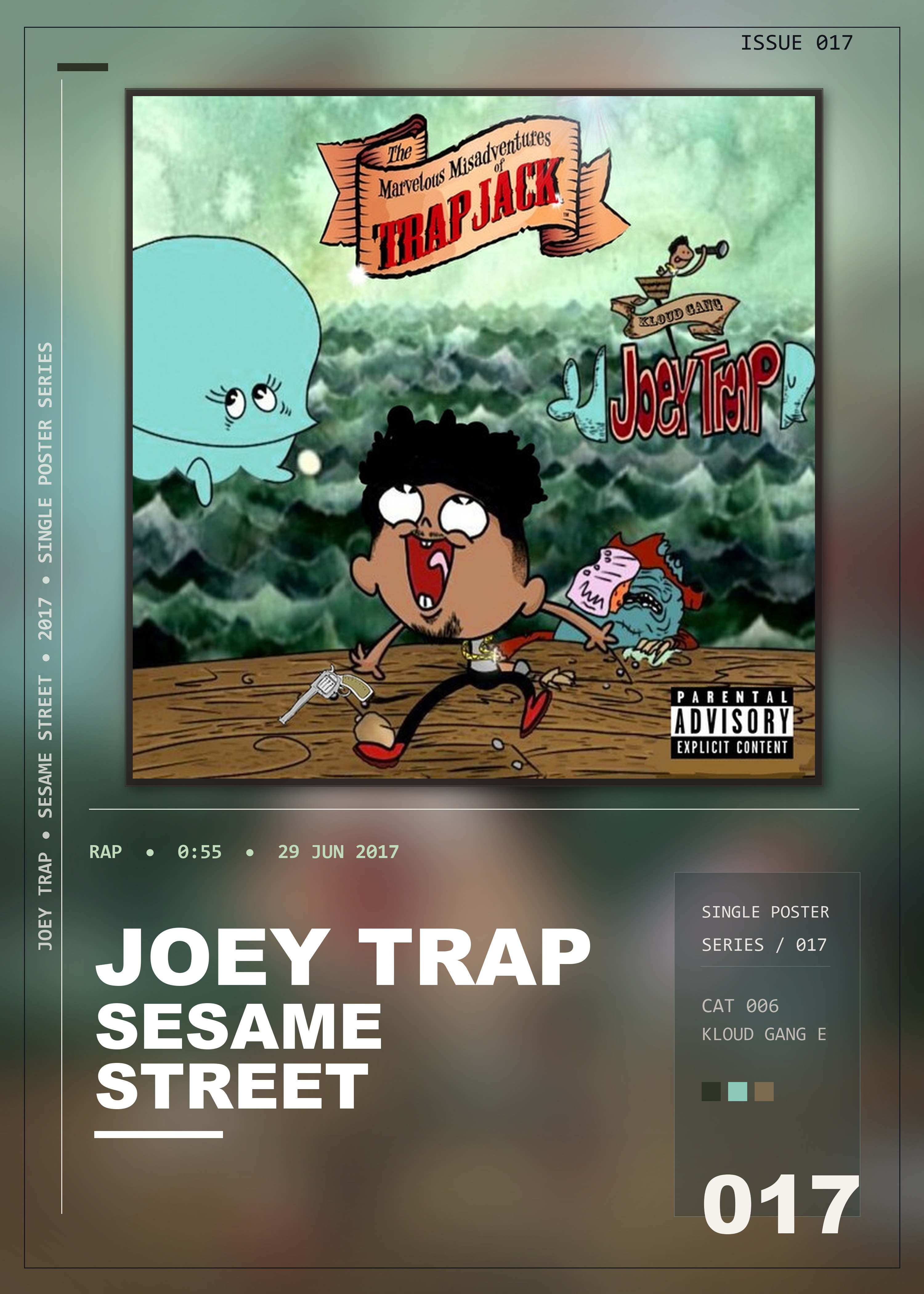 Music poster: Joey Trap - Sesame Street