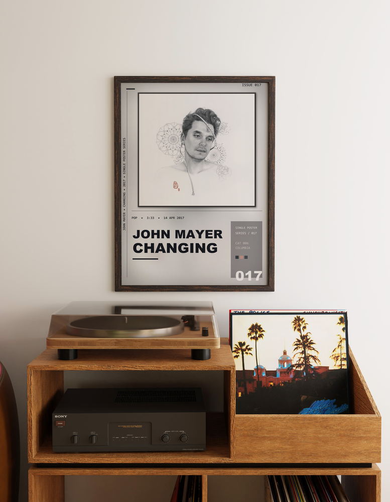 Music poster: John Mayer - Changing