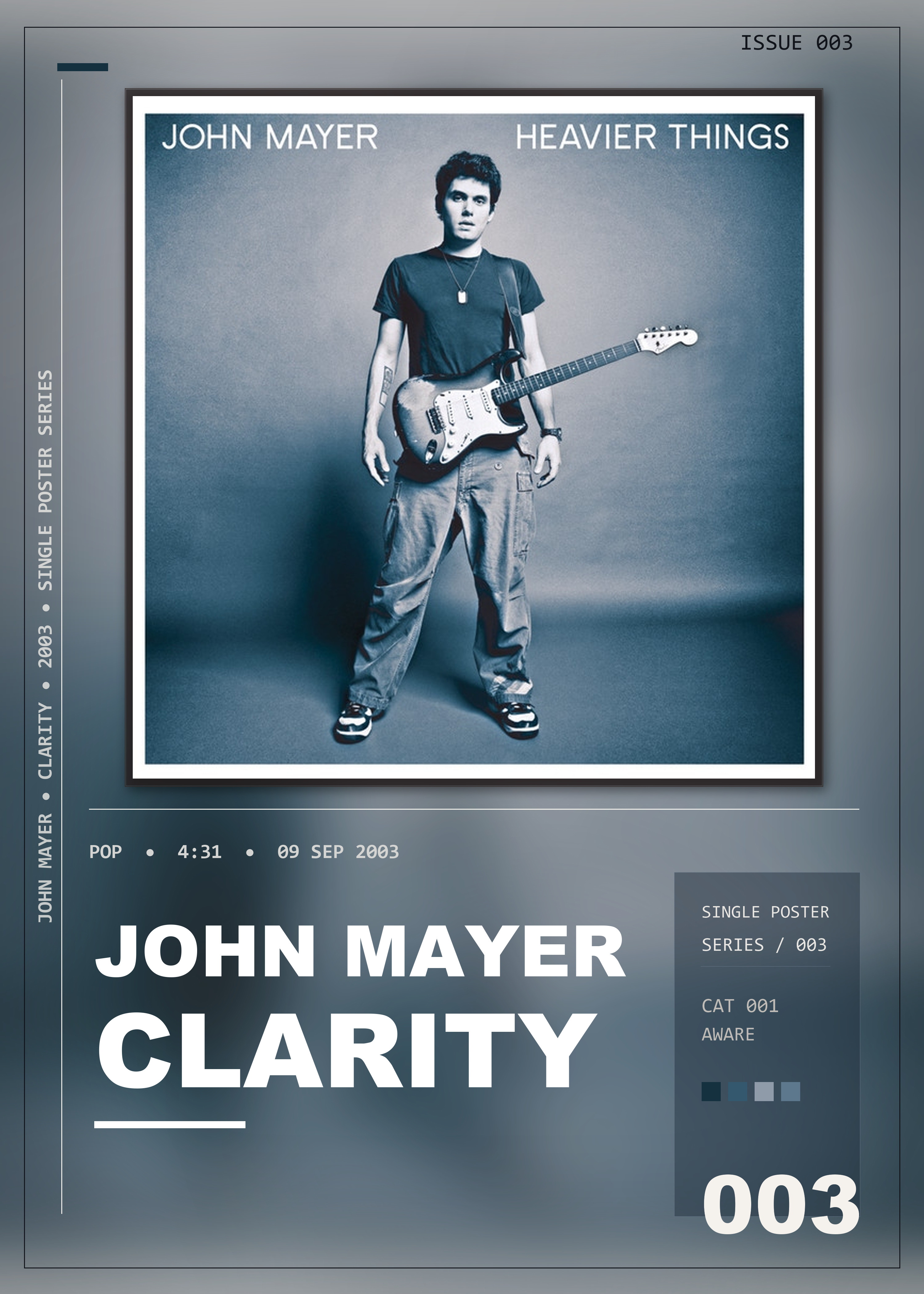Music poster: John Mayer - Clarity