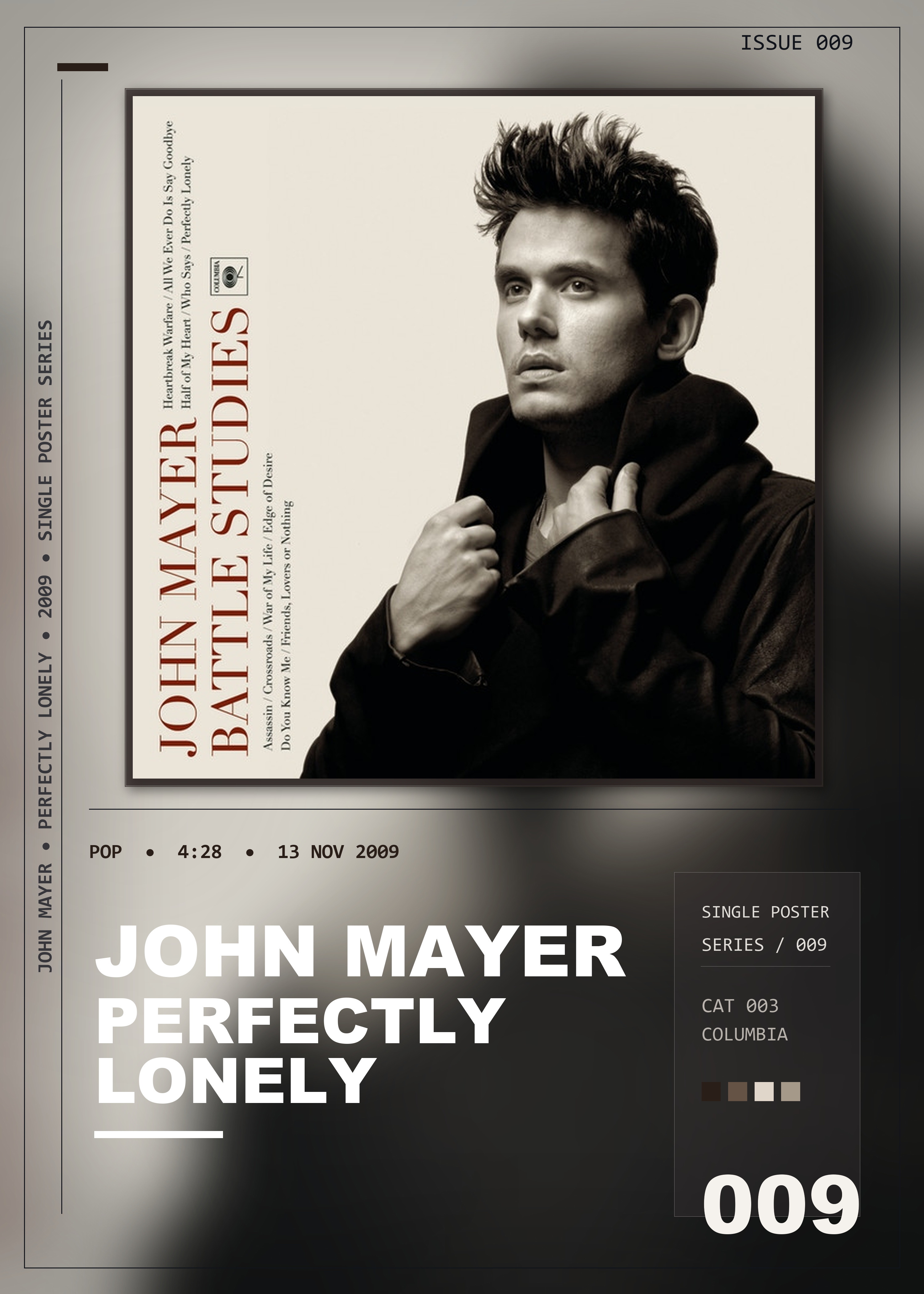 Music poster: John Mayer - Perfectly Lonely