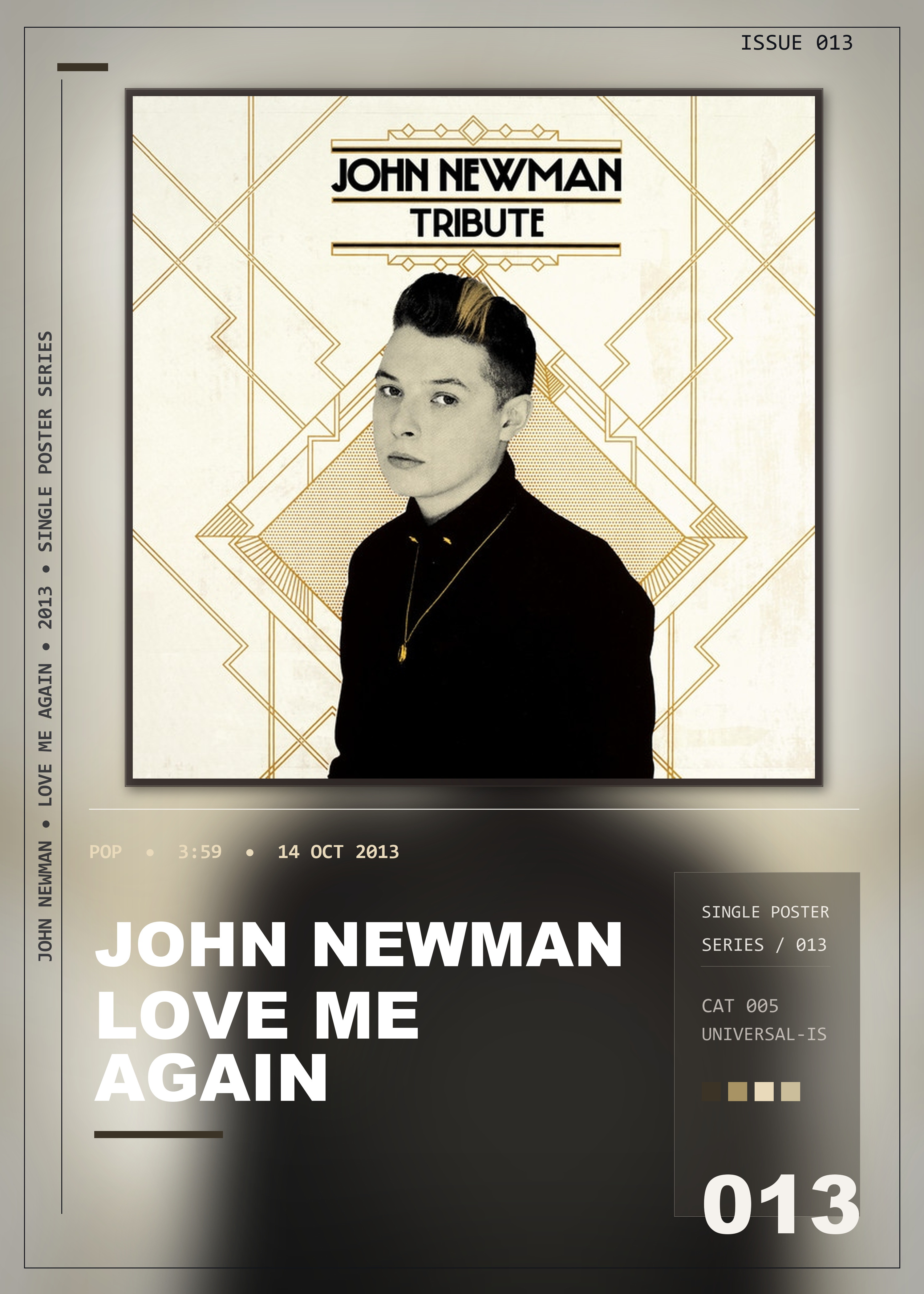 Music poster: John Newman - Love Me Again