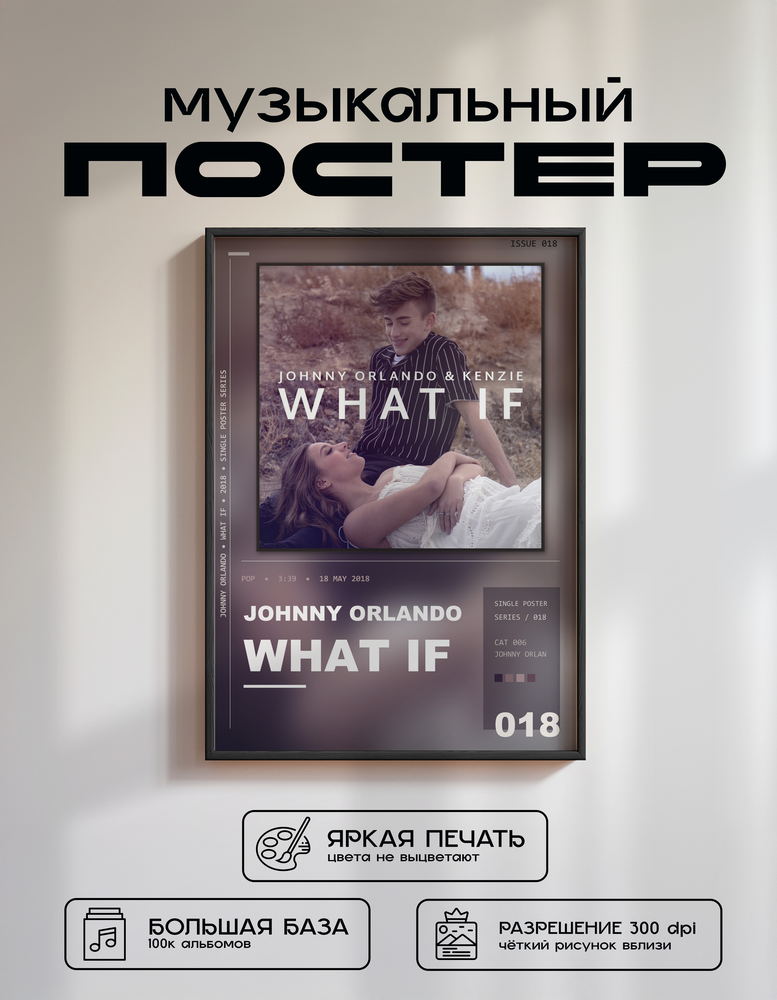 Music poster: Johnny Orlando - What If