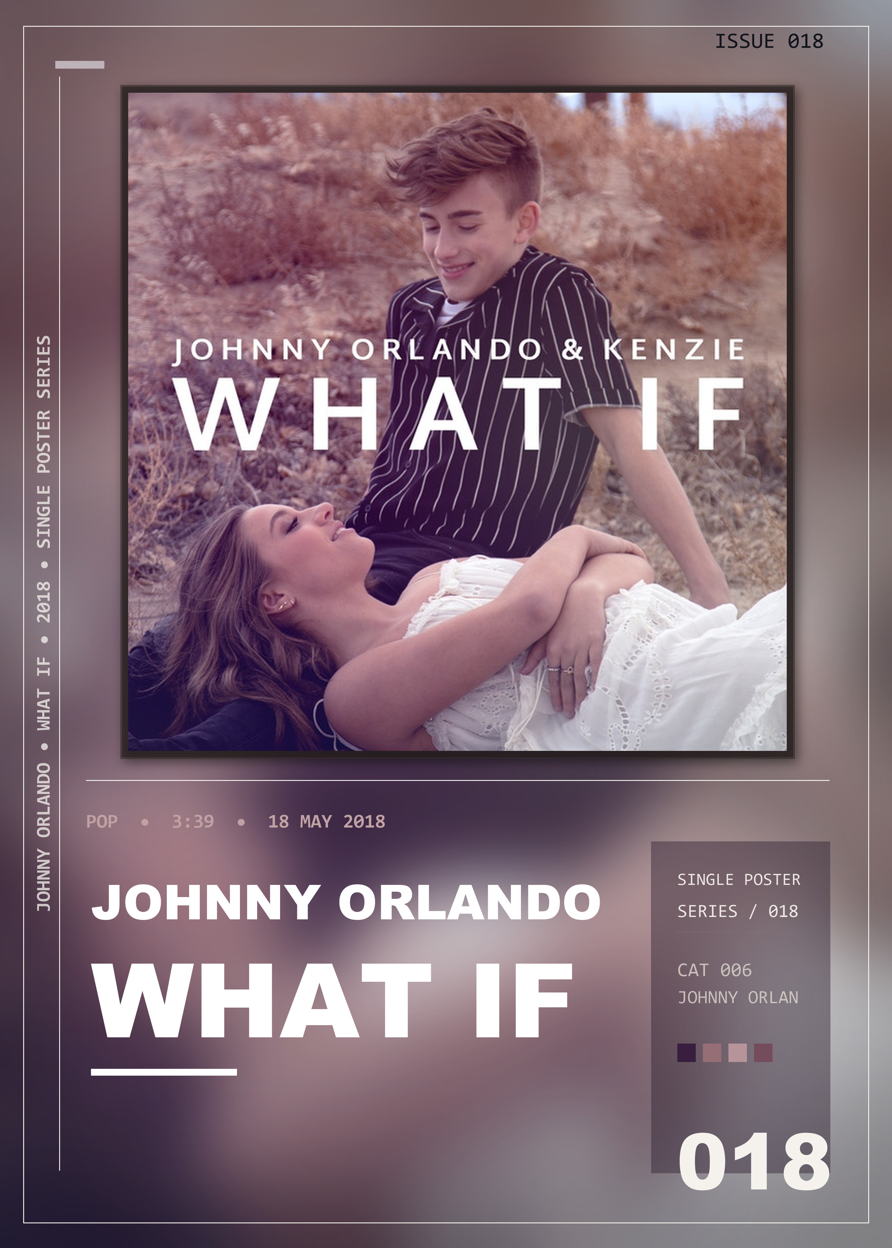 Music poster: Johnny Orlando - What If