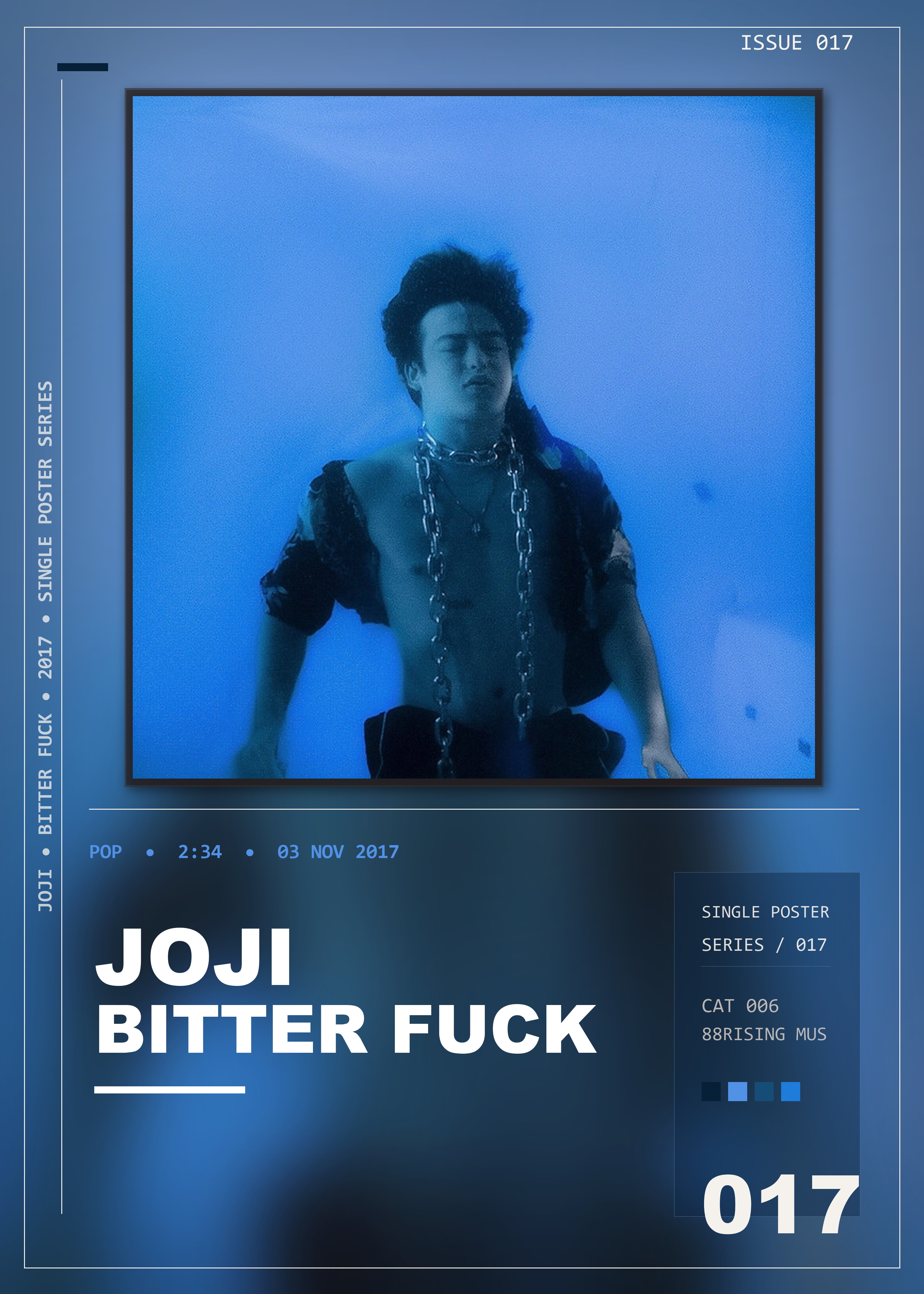 Music poster: Joji - Bitter Fuck