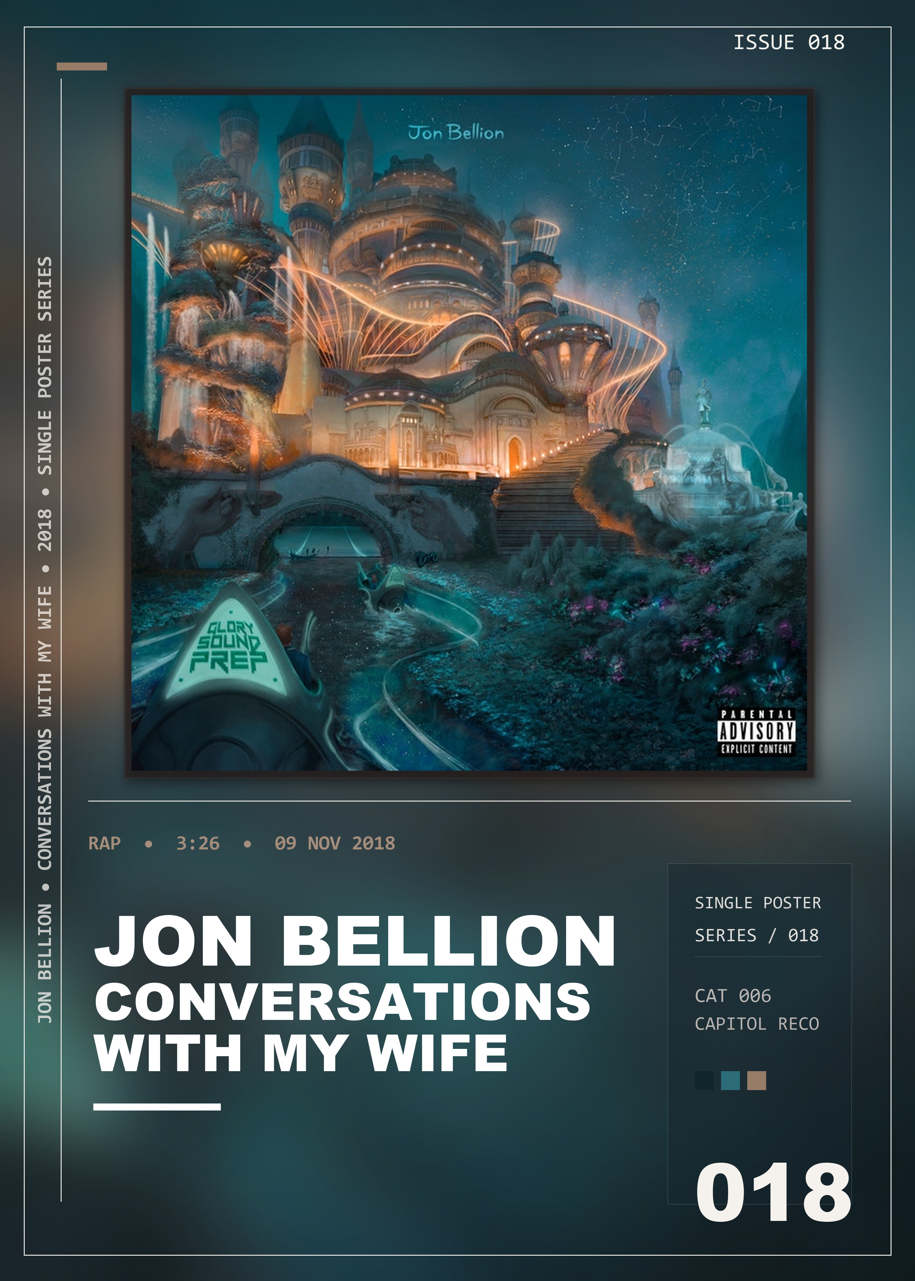 Music poster: Jon Bellion - Conversations with my Wife
