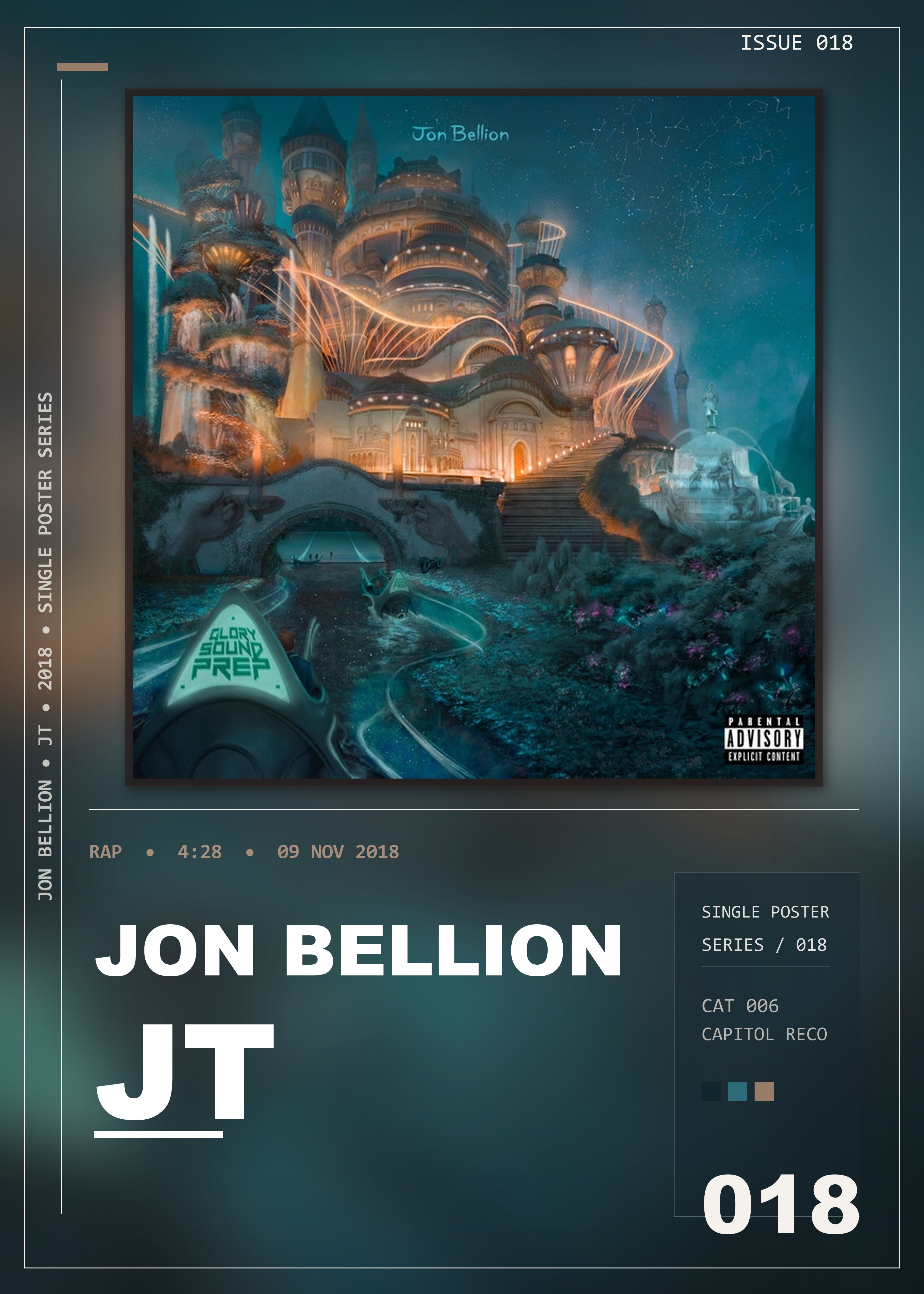 Music poster: Jon Bellion - JT