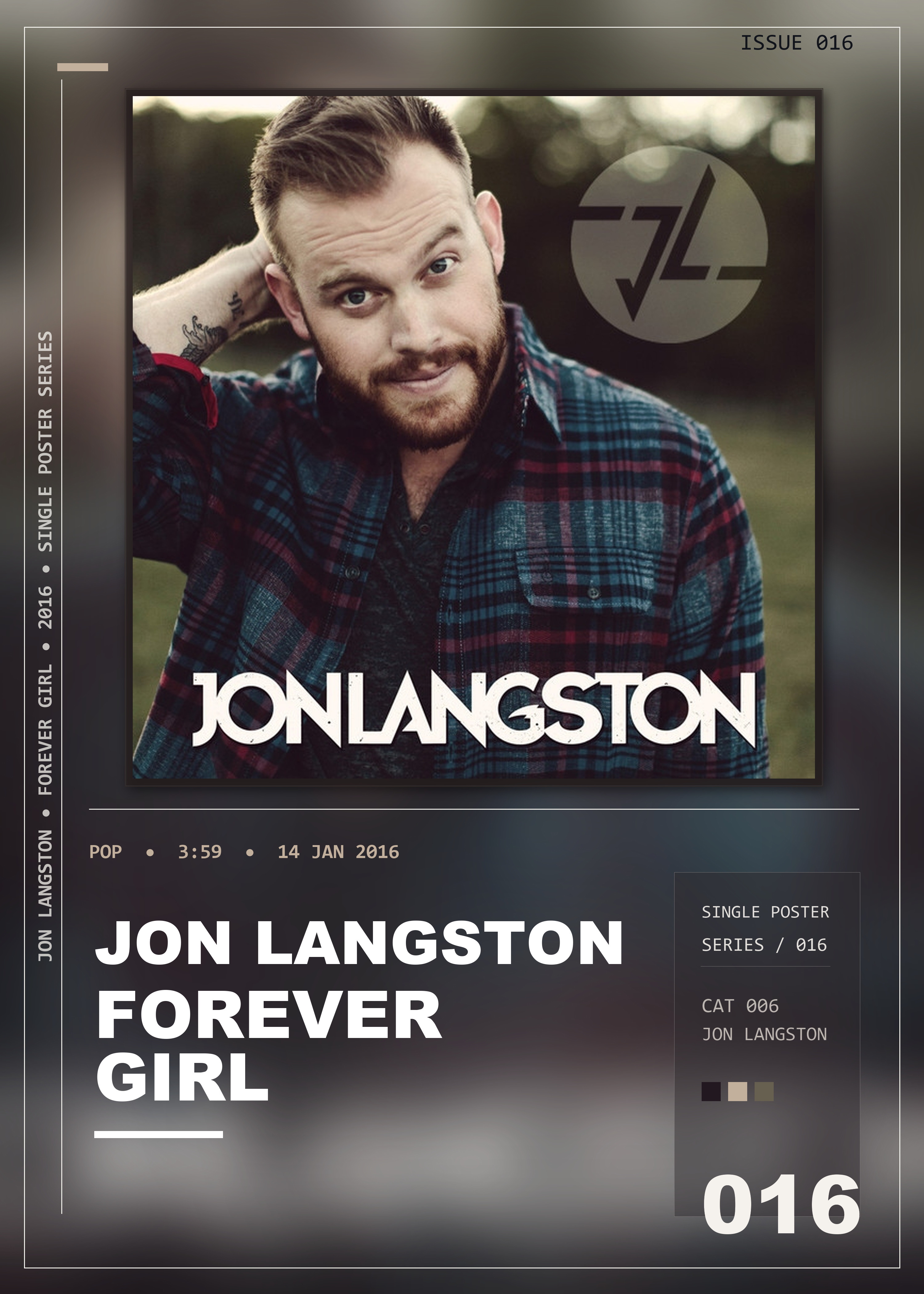 Music poster: Jon Langston - Forever Girl