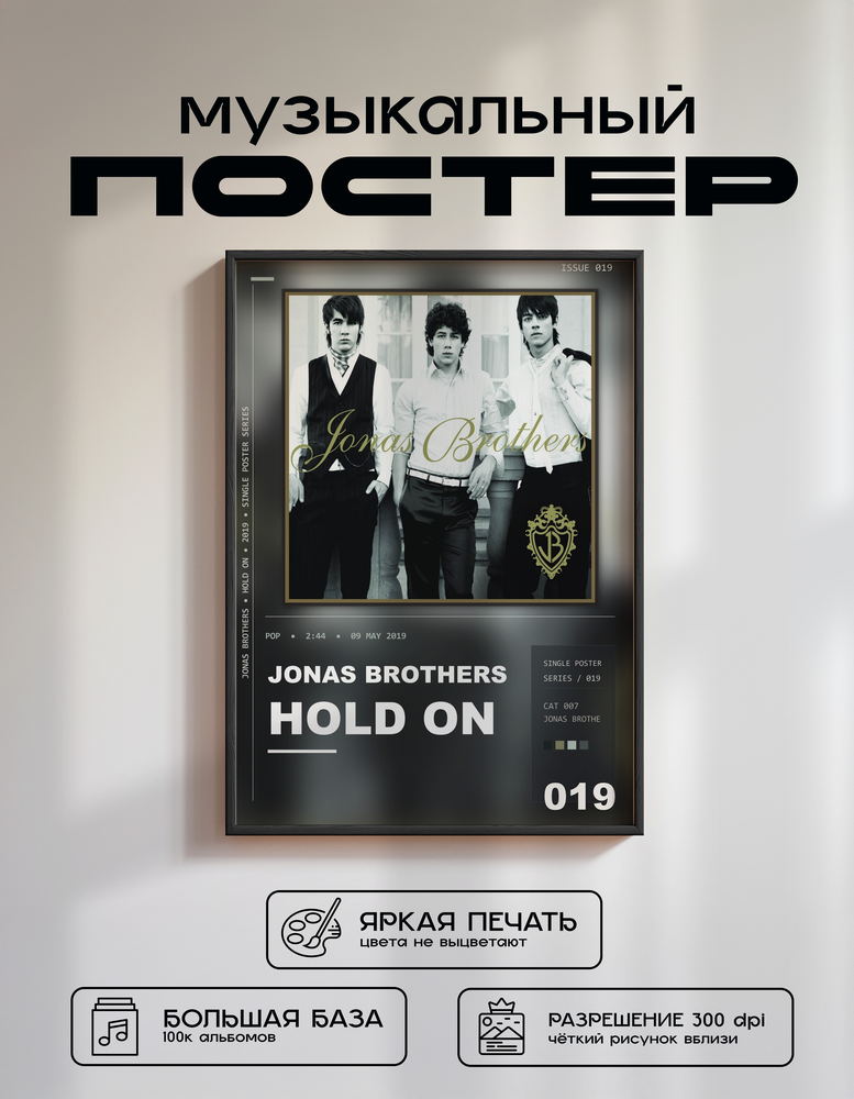 Music poster: Jonas Brothers - Hold On