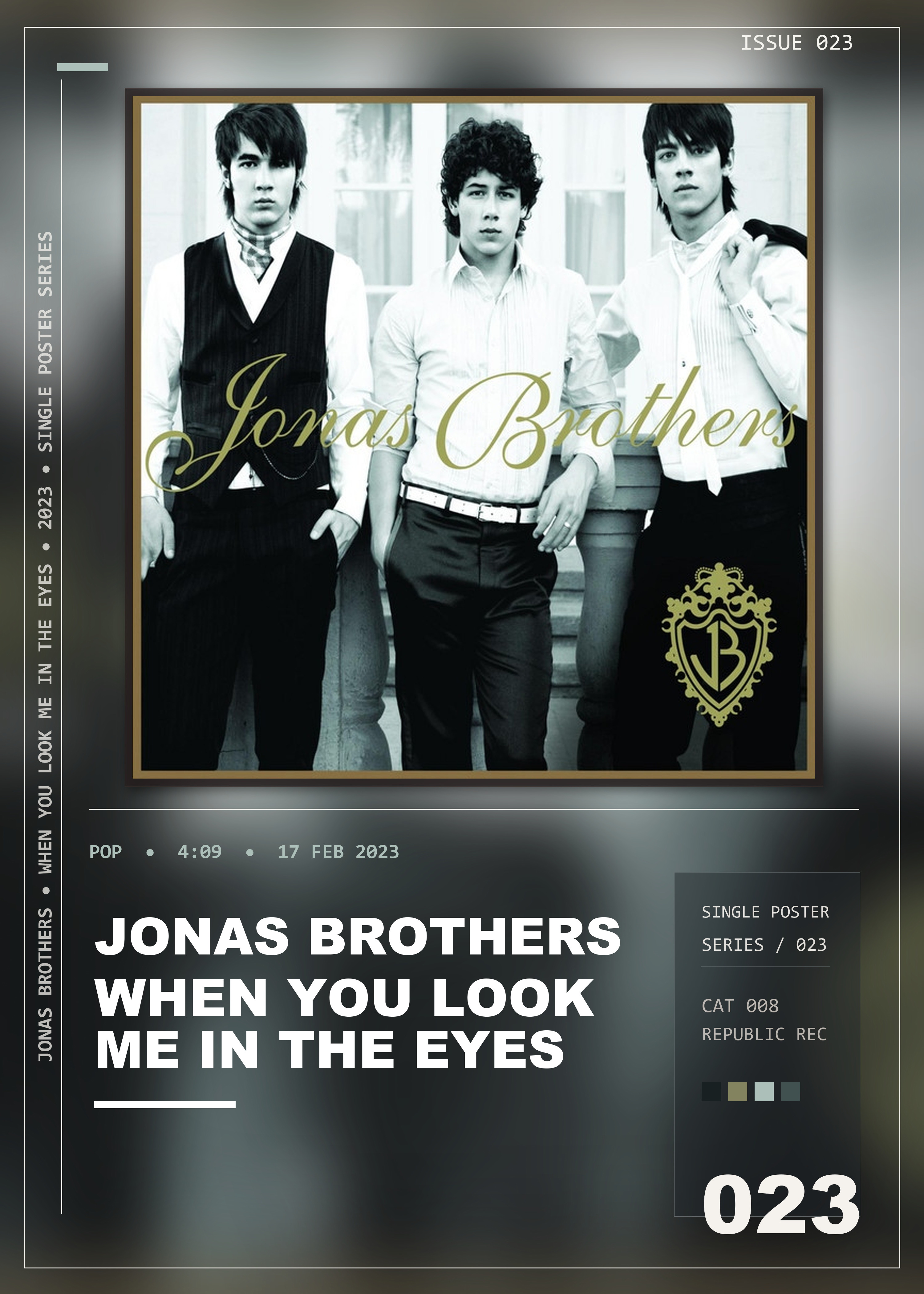 Music poster: Jonas Brothers - When You Look Me in the Eyes