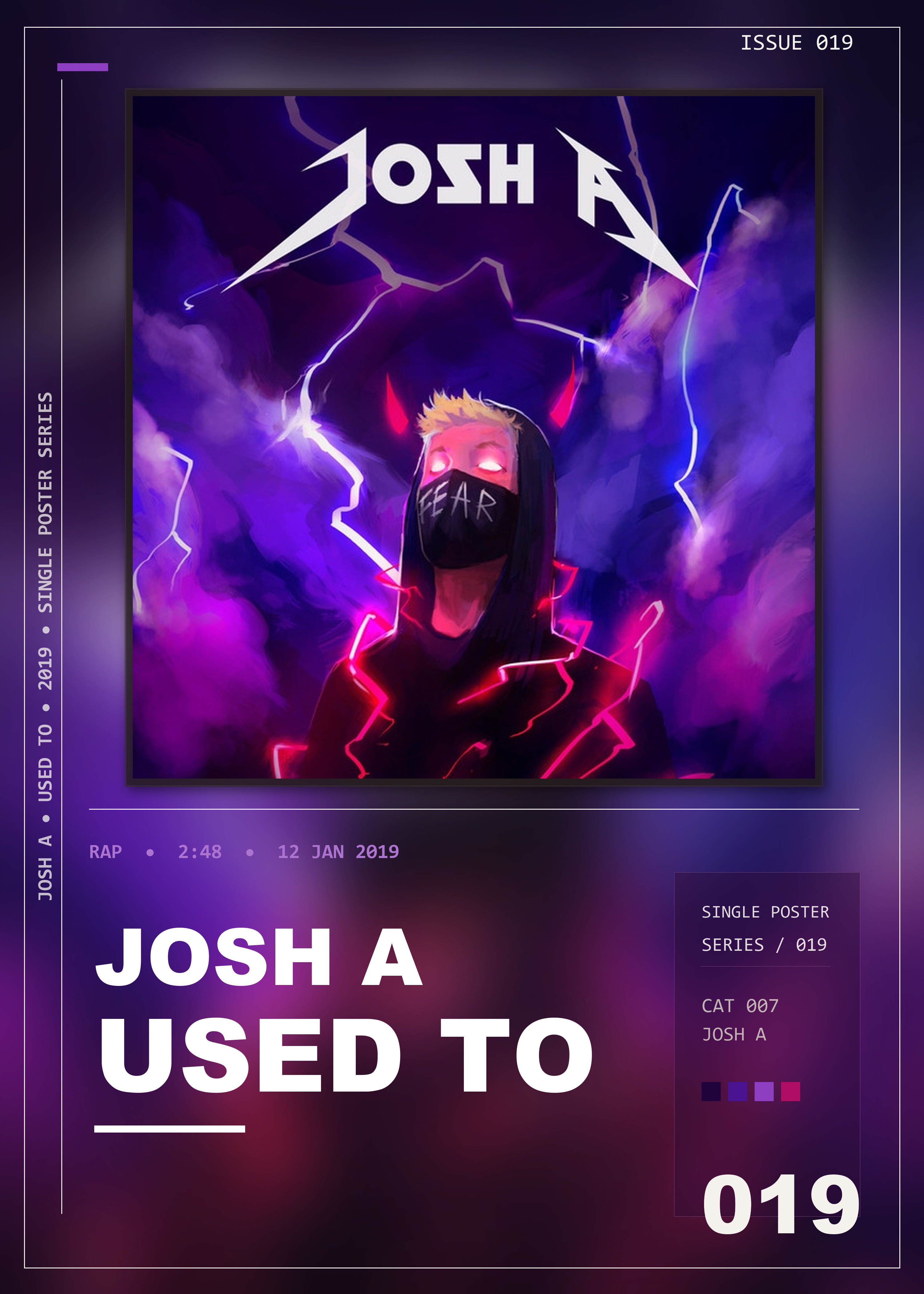 Music poster: Josh A - Used to
