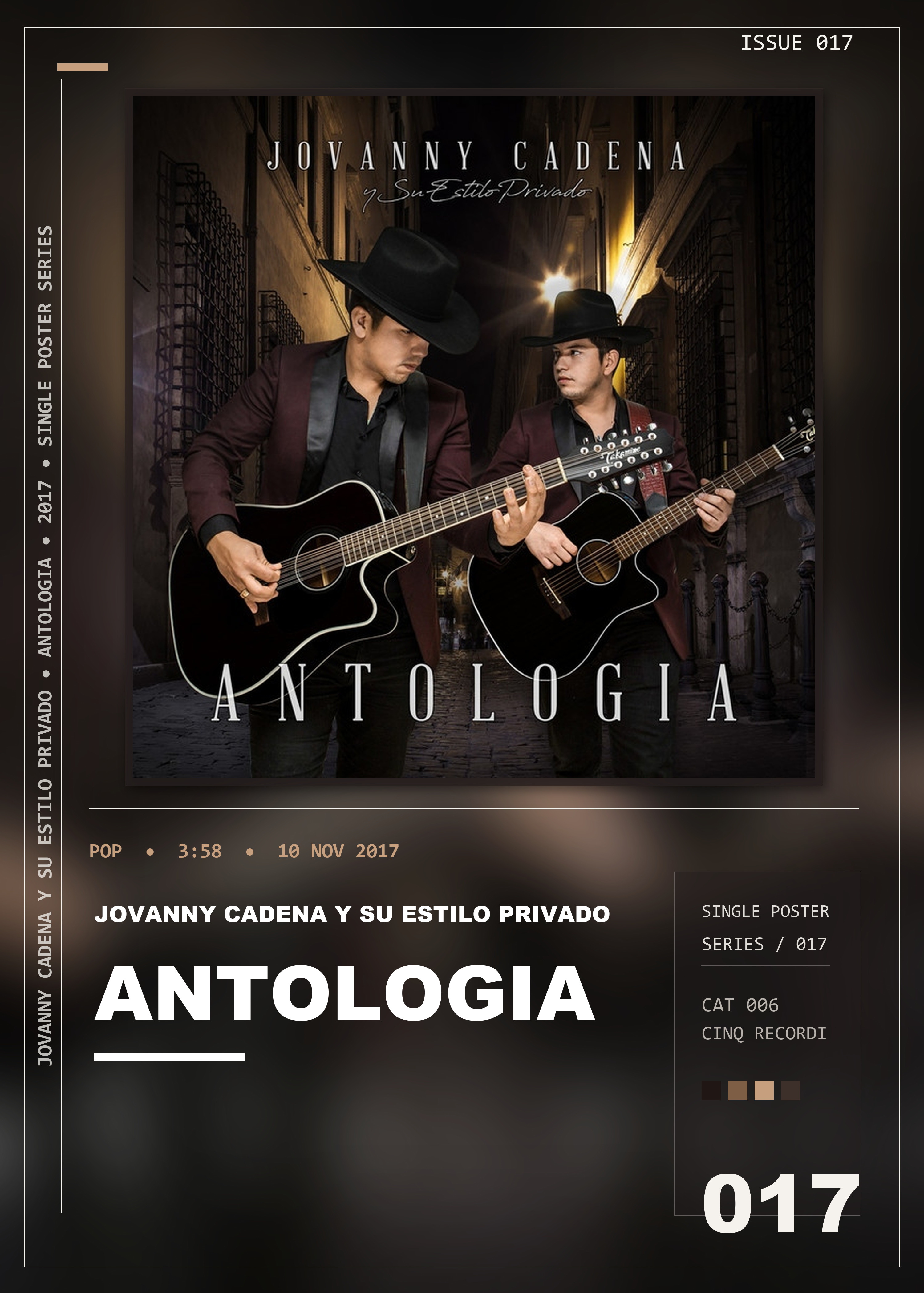 Music poster: Jovanny Cadena Y Su Estilo Privado - Antologia