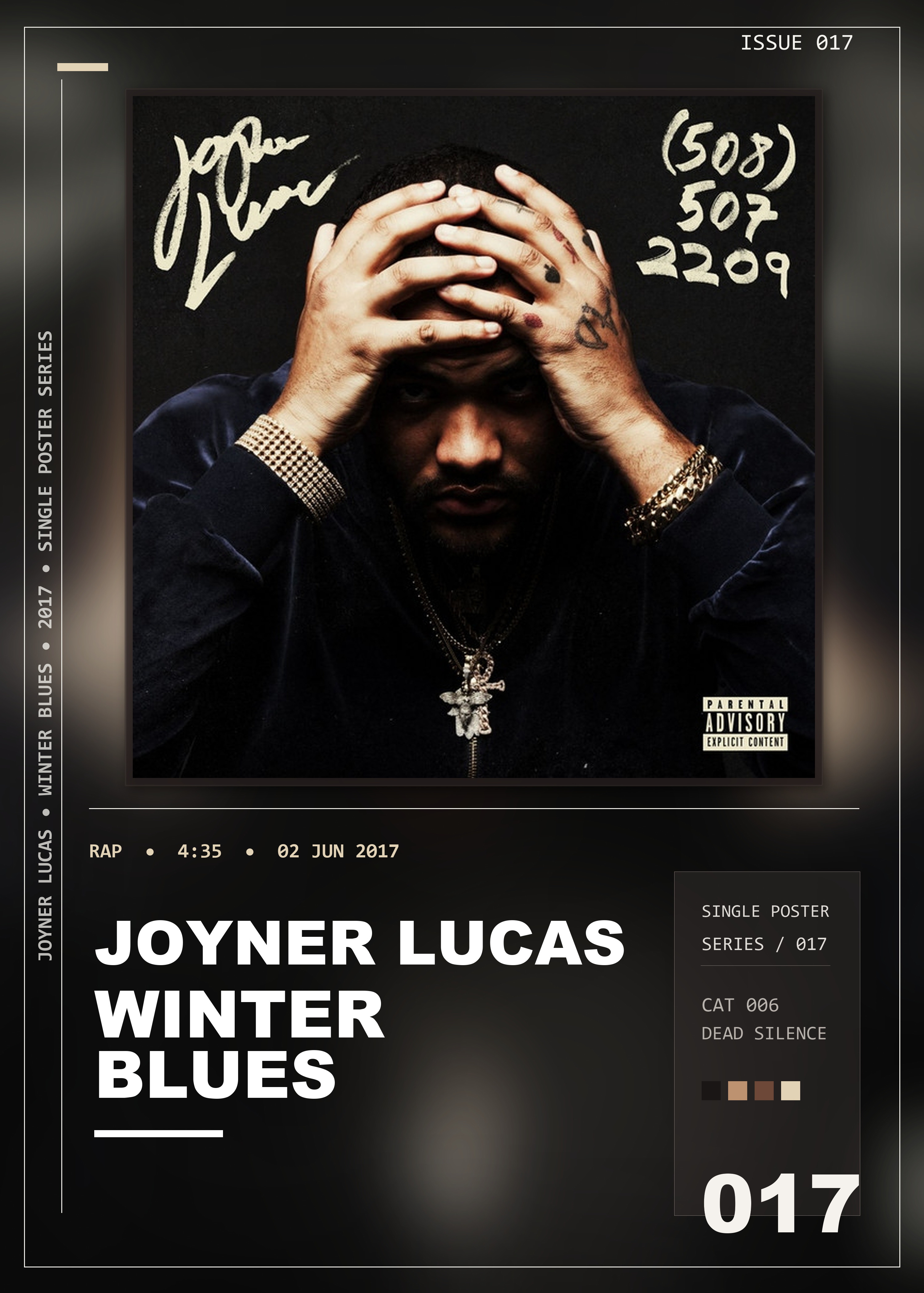 Music poster: Joyner Lucas - Winter Blues