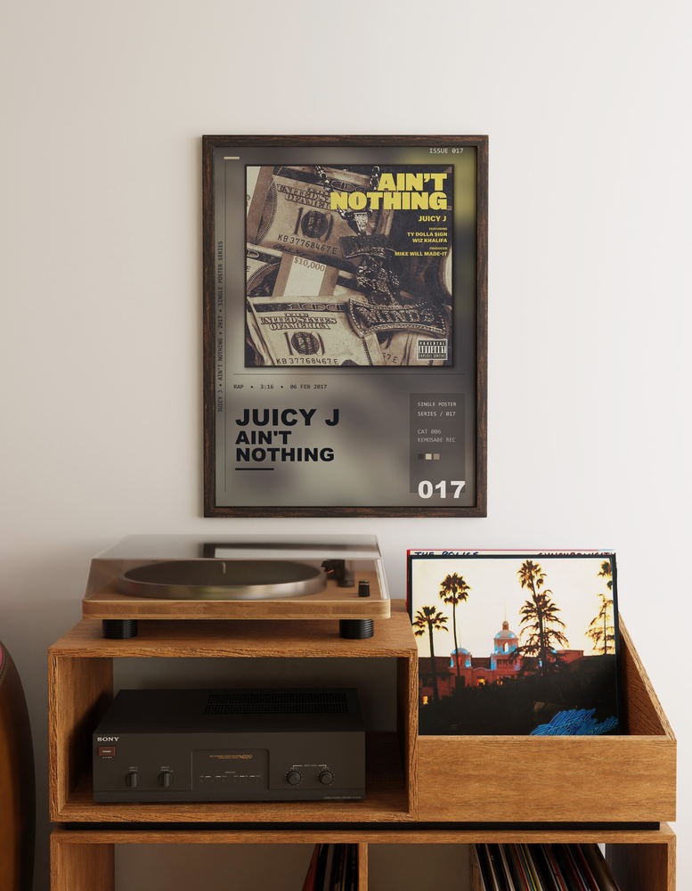 Music poster: Juicy J - Aint Nothing