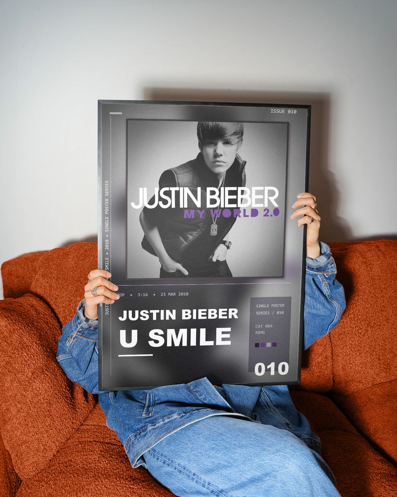 Music poster: Justin Bieber - U Smile