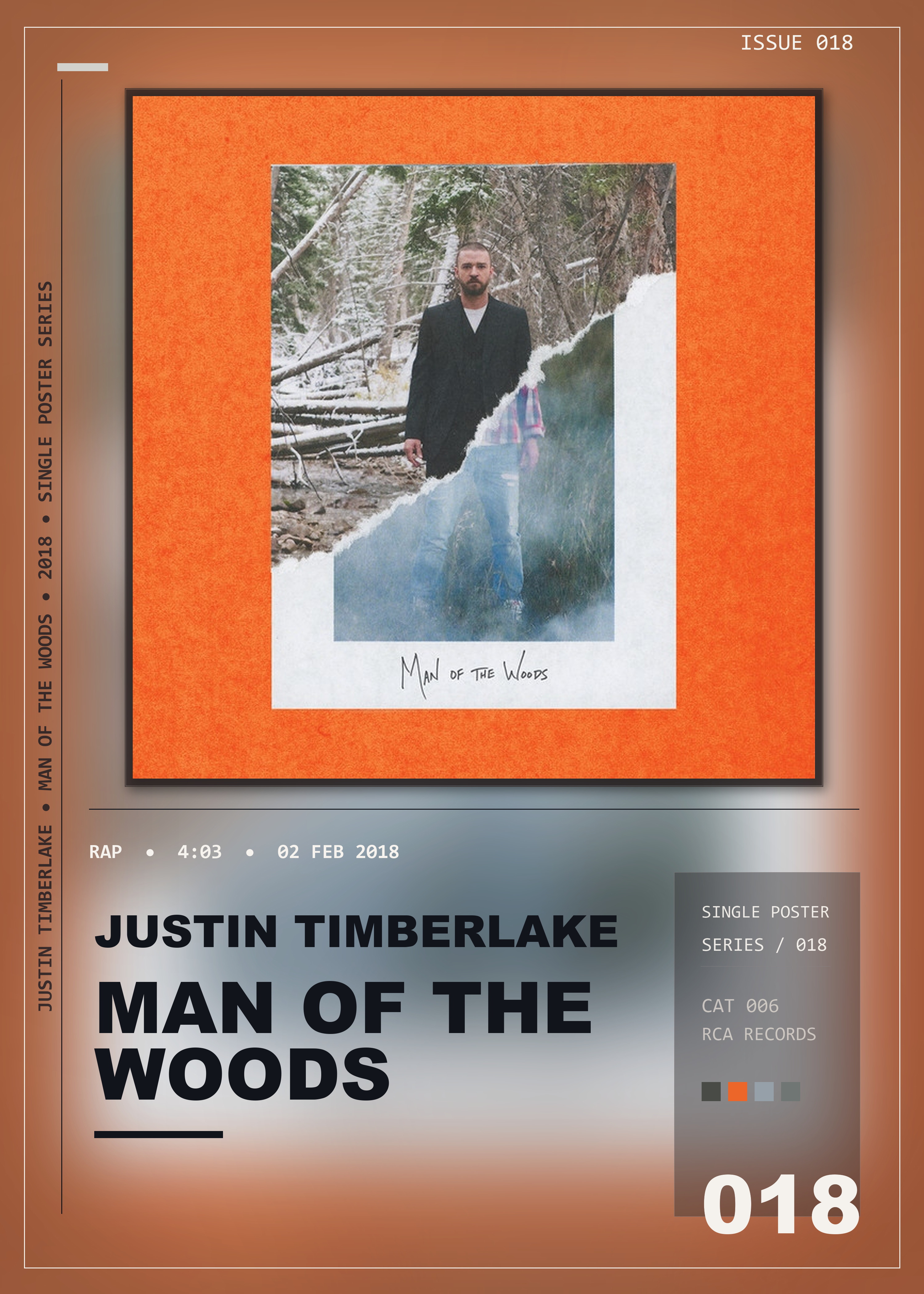 Music poster: Justin Timberlake - Man of the Woods