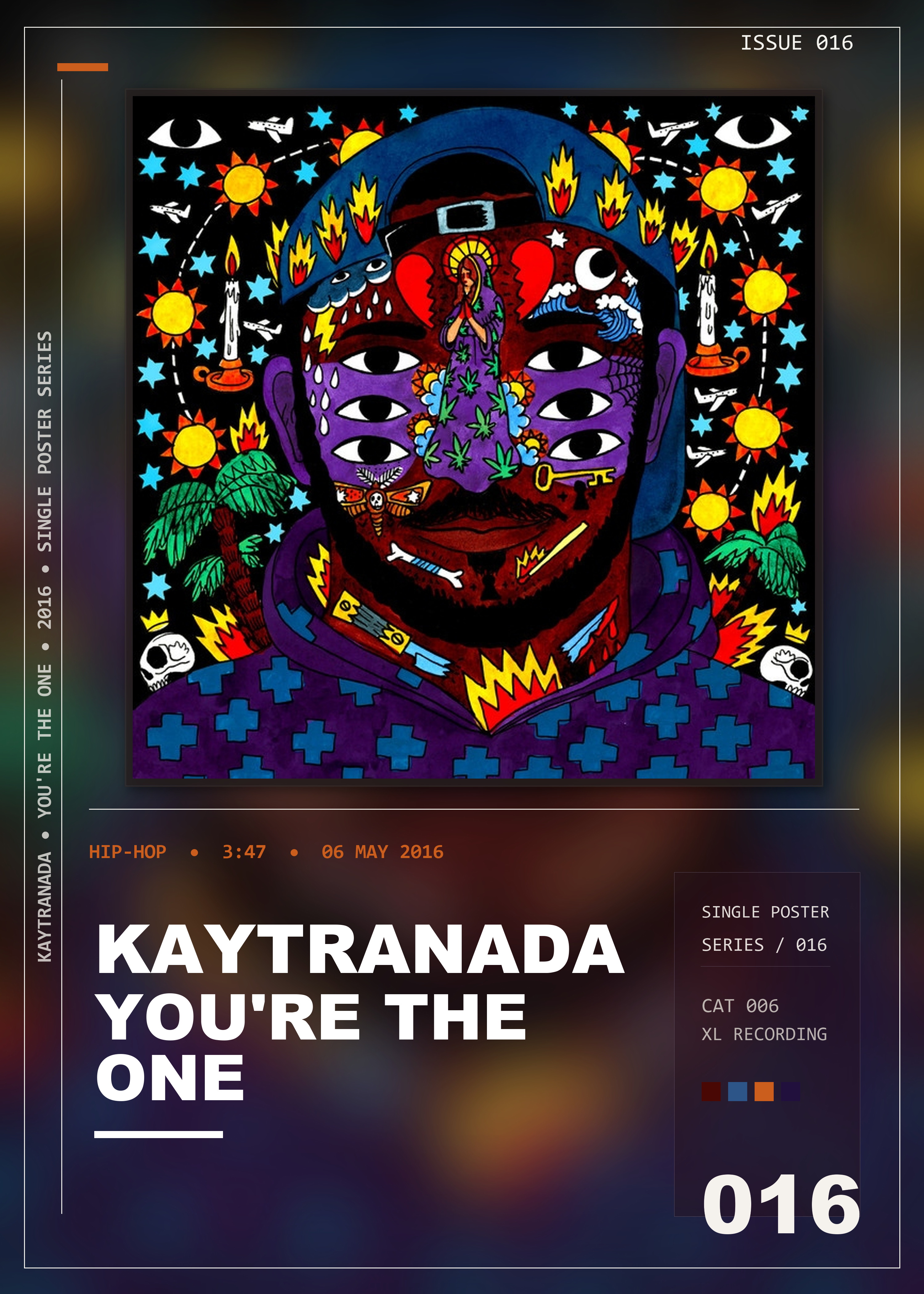 Music poster: KAYTRANADA - YOURE THE ONE