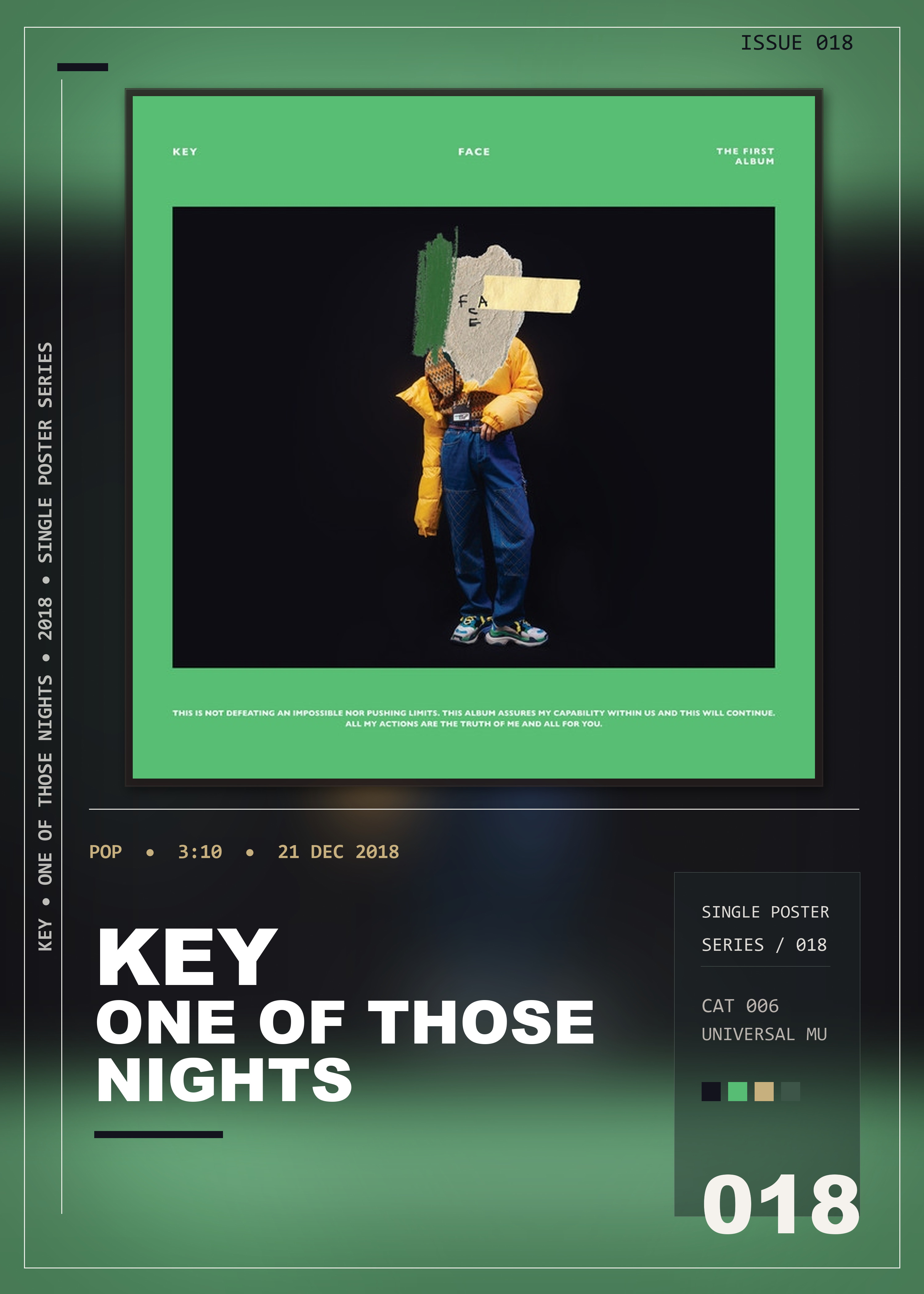 Music poster: KEY - One of Those Nights