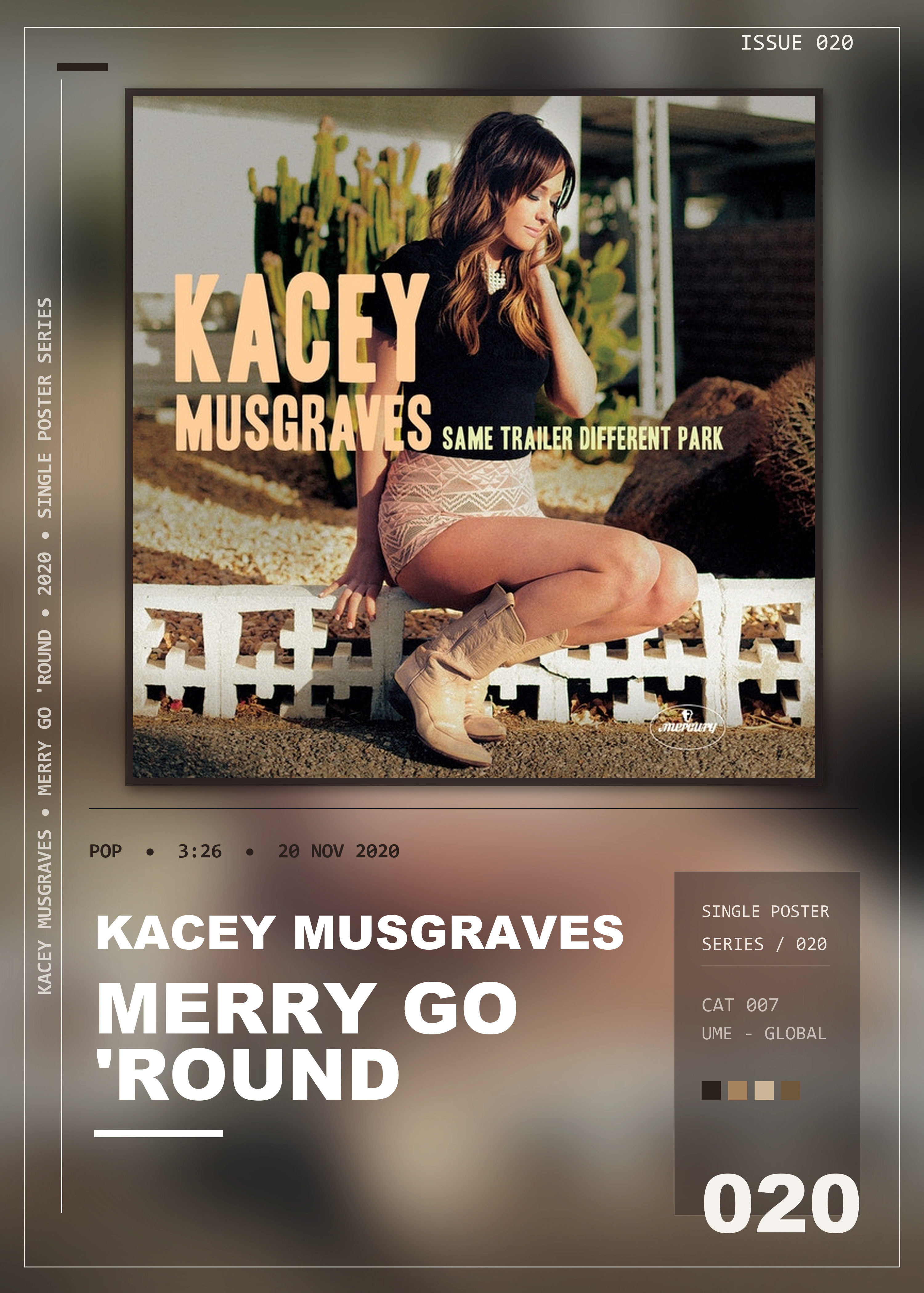 Music poster: Kacey Musgraves - Merry Go Round