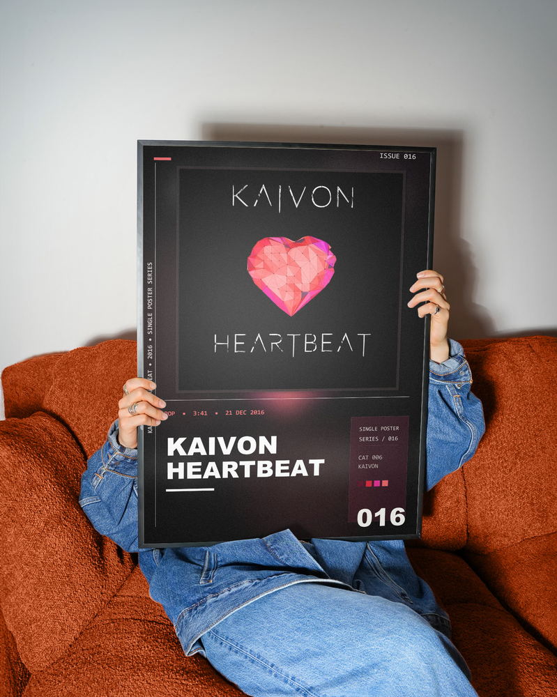 Music poster: Kaivon - Heartbeat