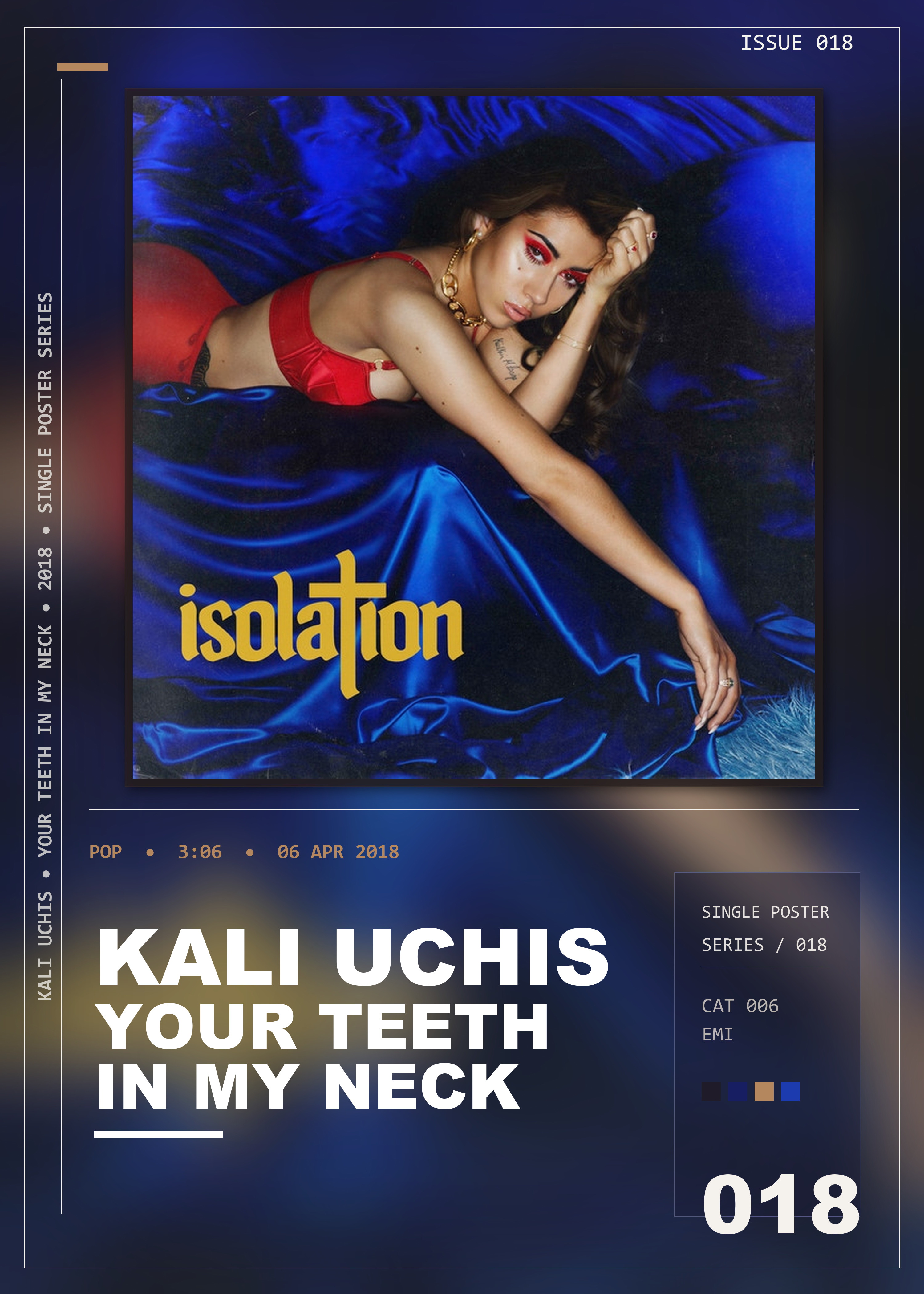 Music poster: Kali Uchis - Your Teeth In My Neck