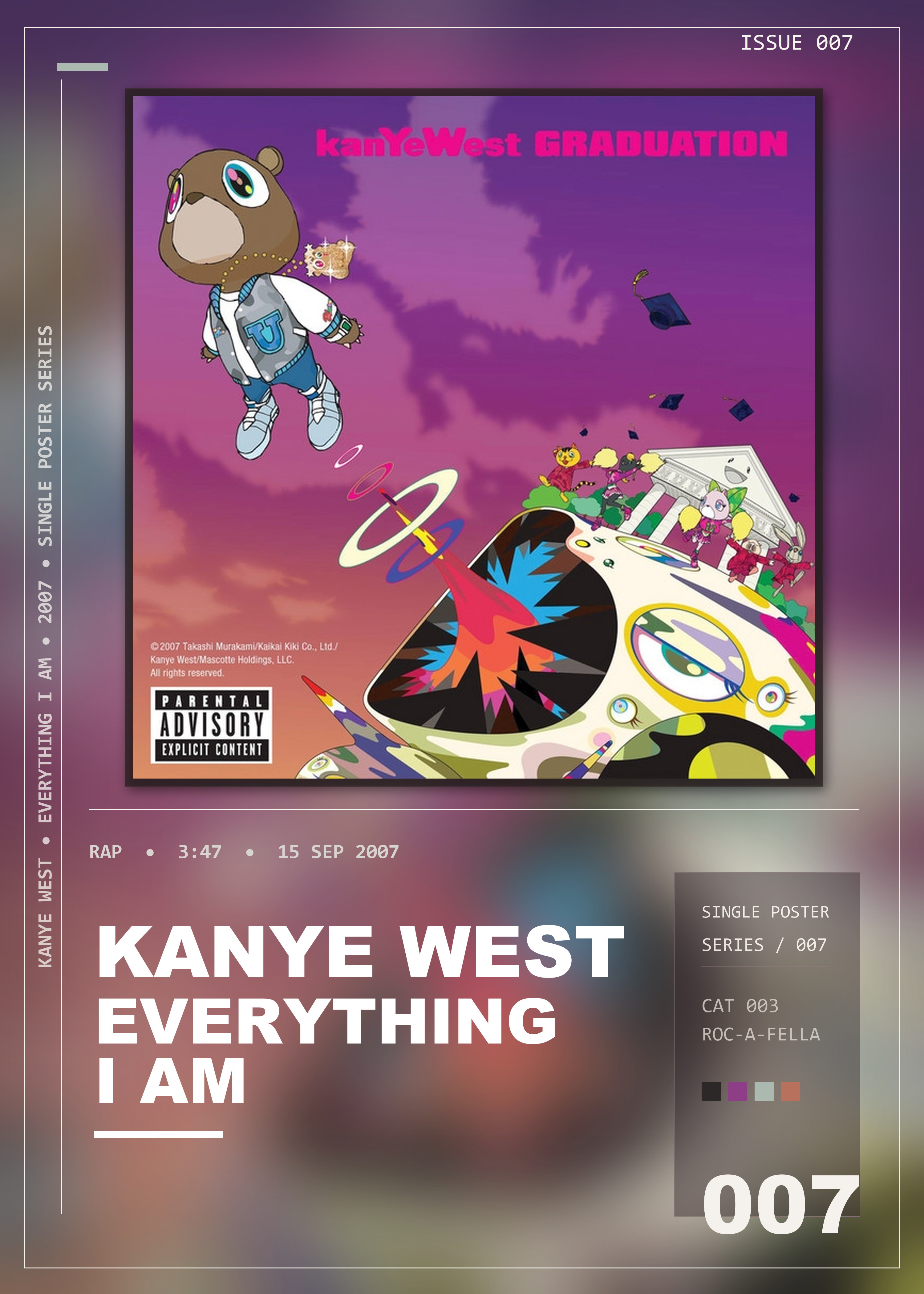 Music poster: Kanye West - Everything I Am