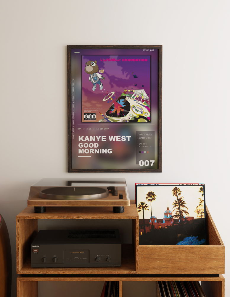 Music poster: Kanye West - Good Morning