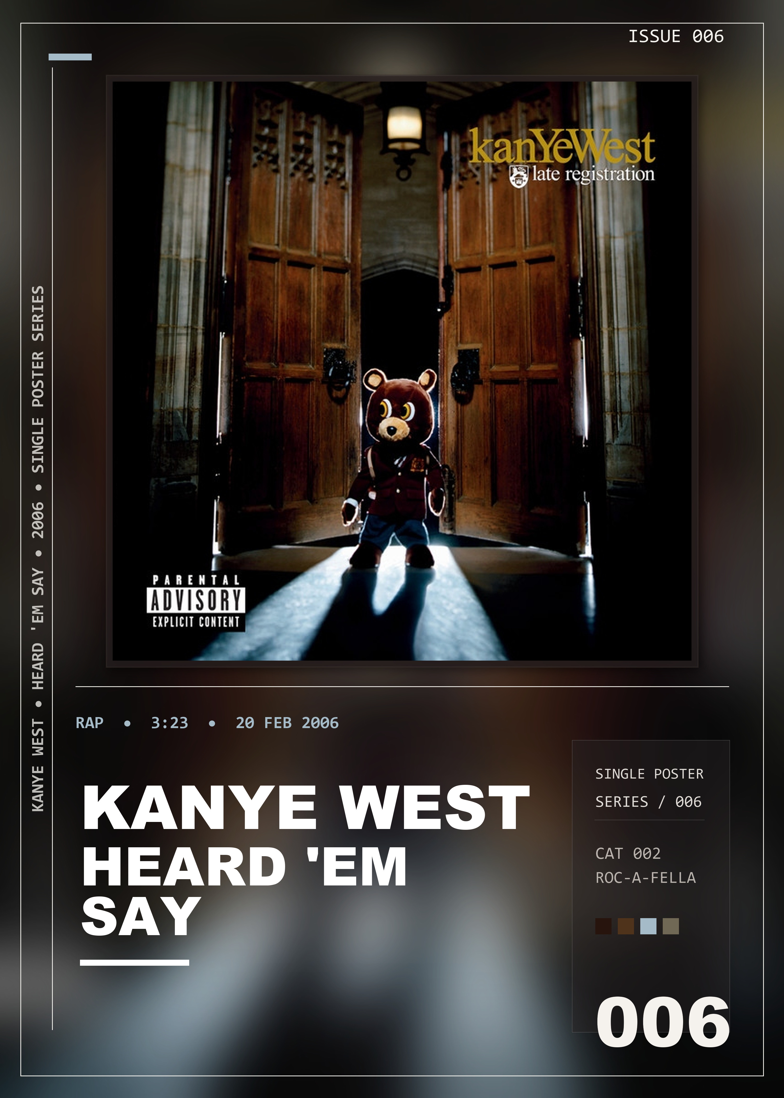 Music poster: Kanye West - Heard Em Say