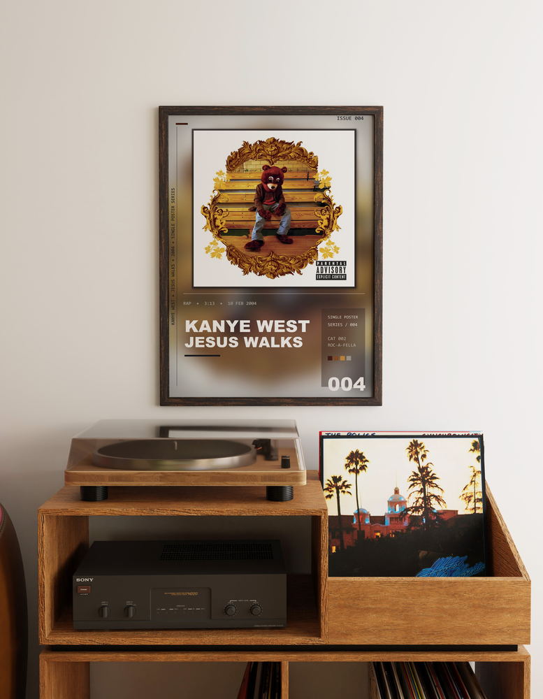 Music poster: Kanye West - Jesus Walks