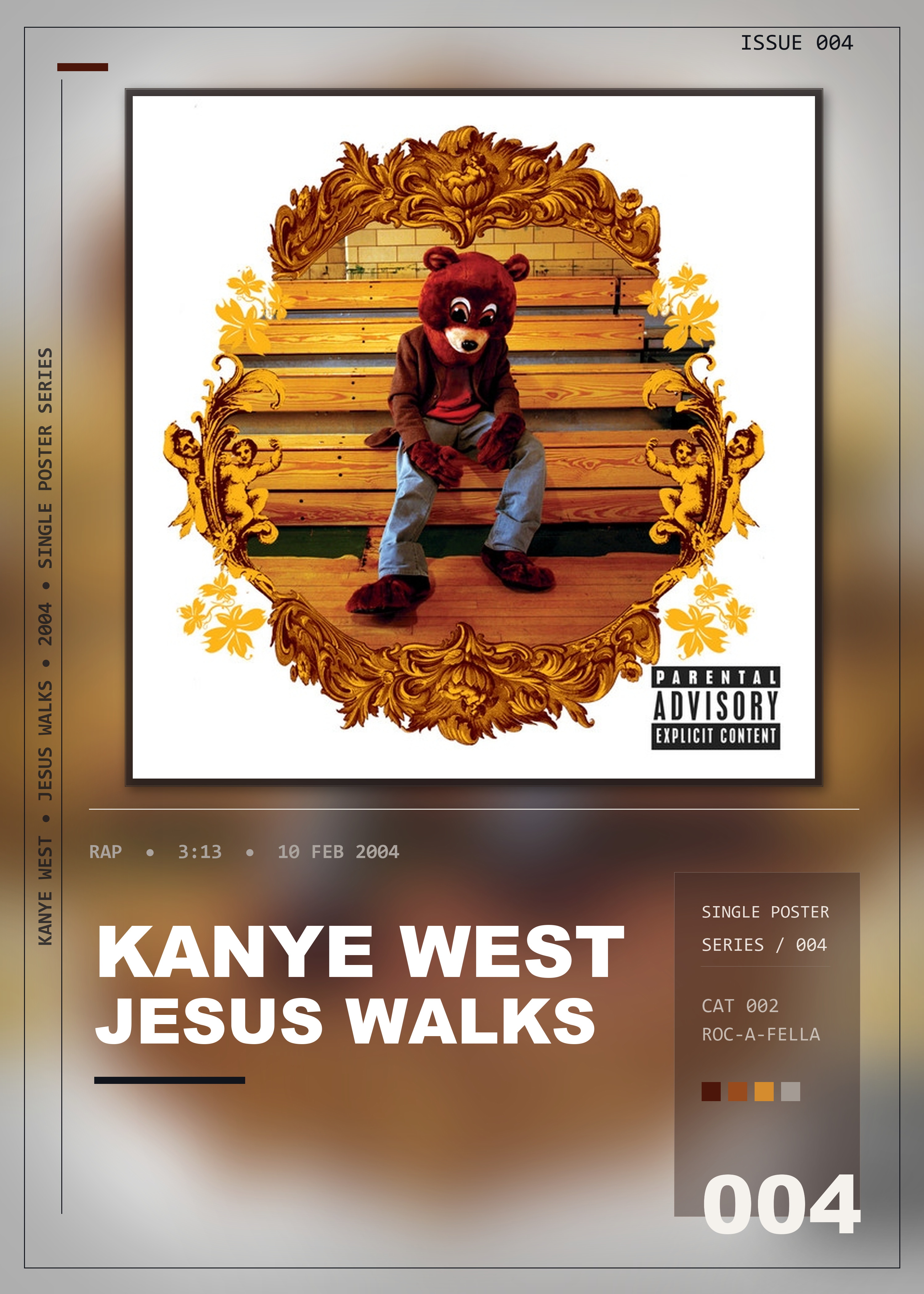 Music poster: Kanye West - Jesus Walks